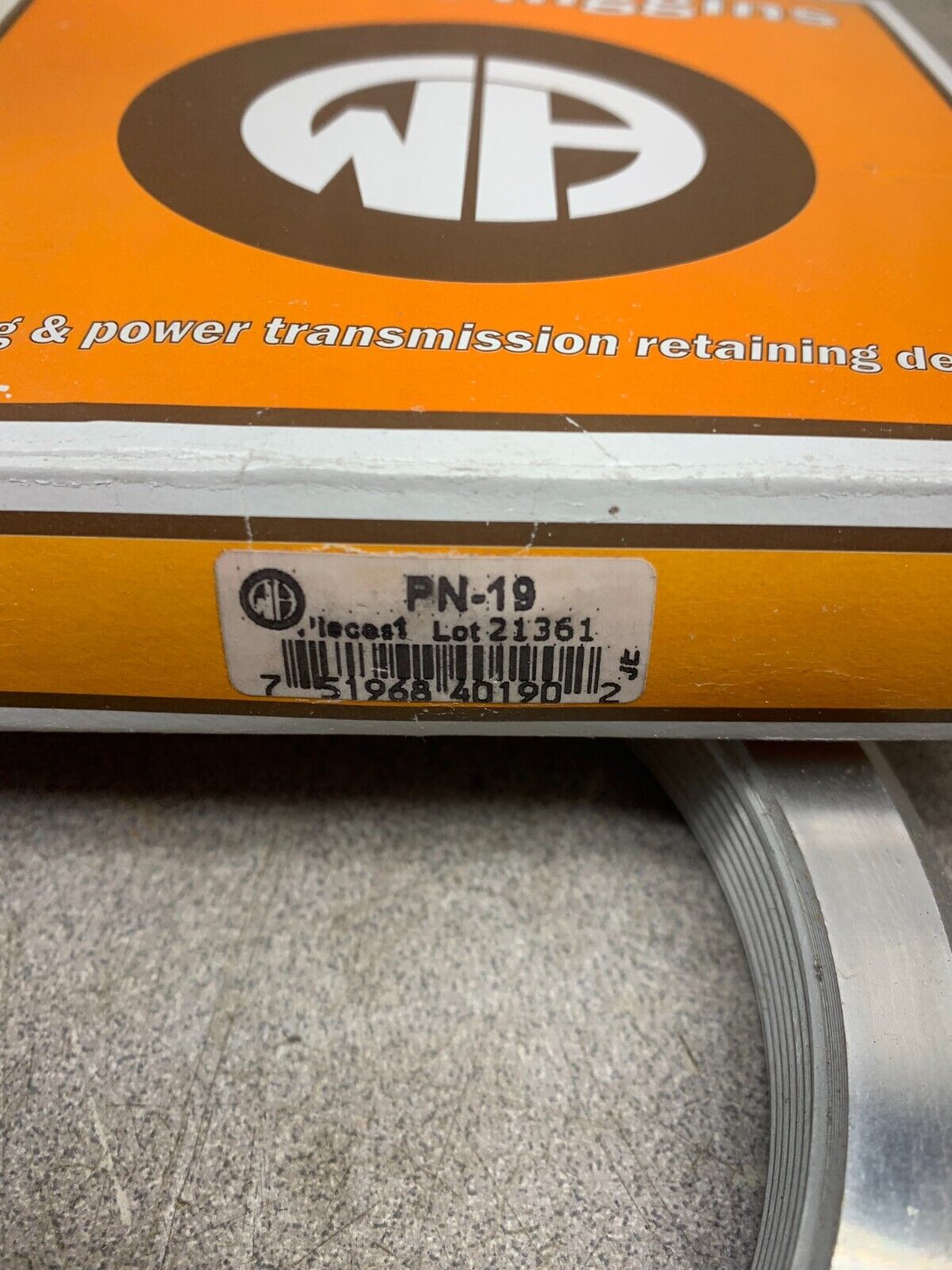 NEW IN BOX WHITTET-HIGGINS LOCKNUT PN-19