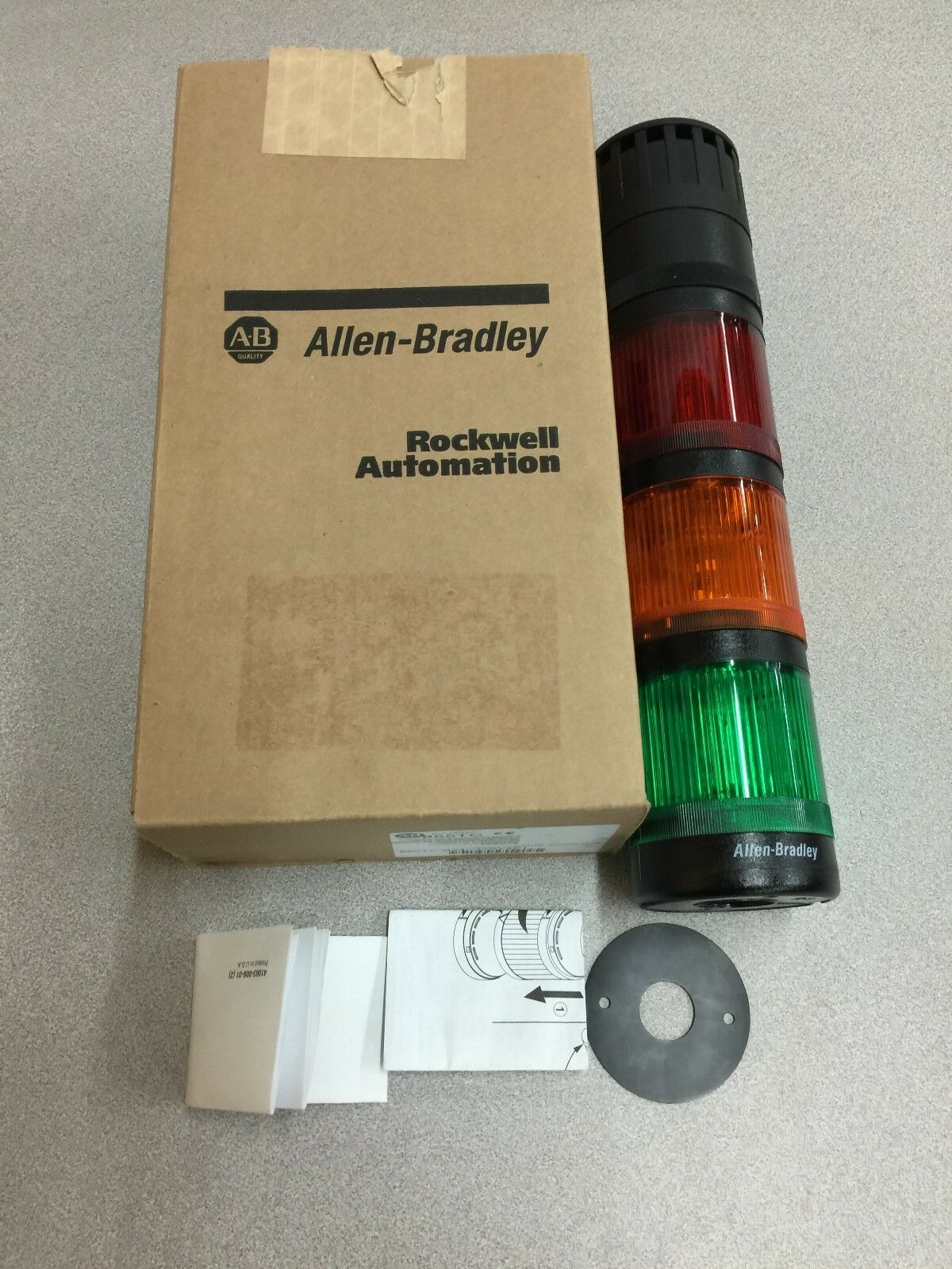 NEW IN BOX ALLEN-BRADLEY TOWER LIGHT STACK ASSEMBLY 855TC-B24Y3Y5Y4P1 SERIES C