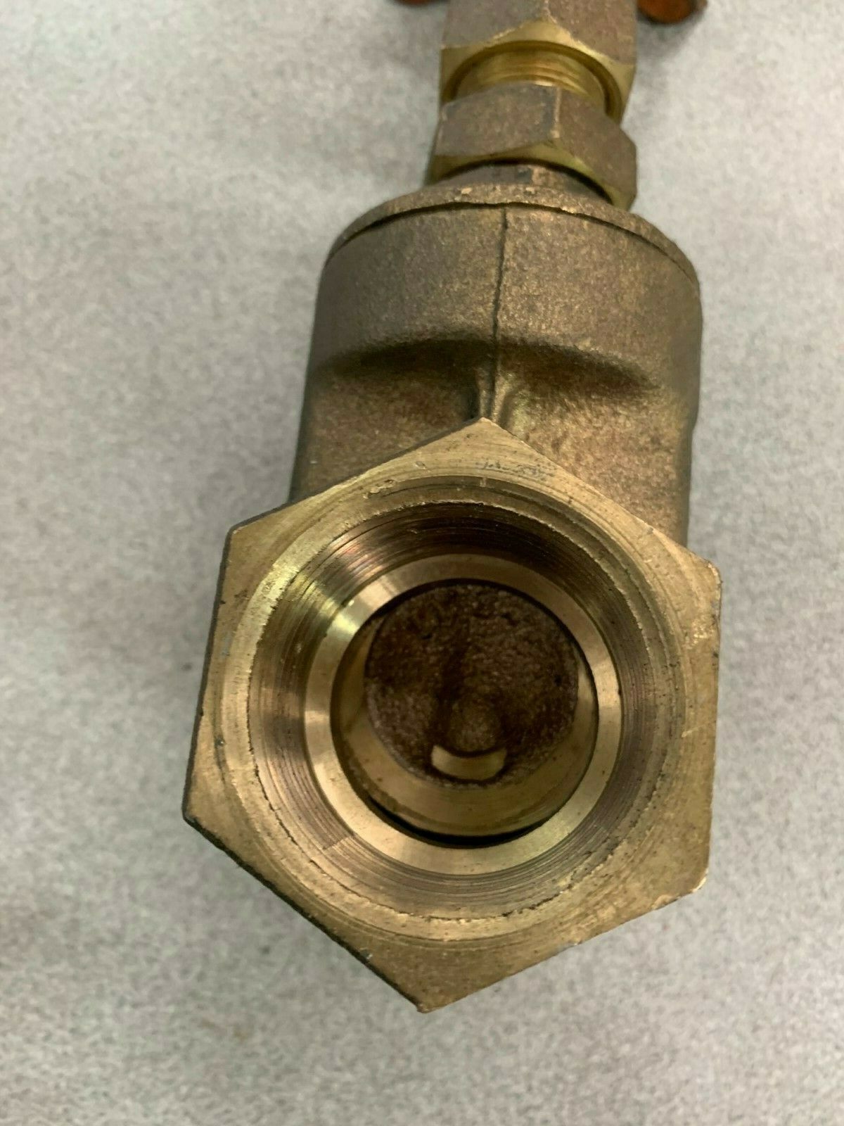 NEW NO BOX STOCKHAM B-103 BRASS GATE VALVE 1" NPT 125S 200 CWP