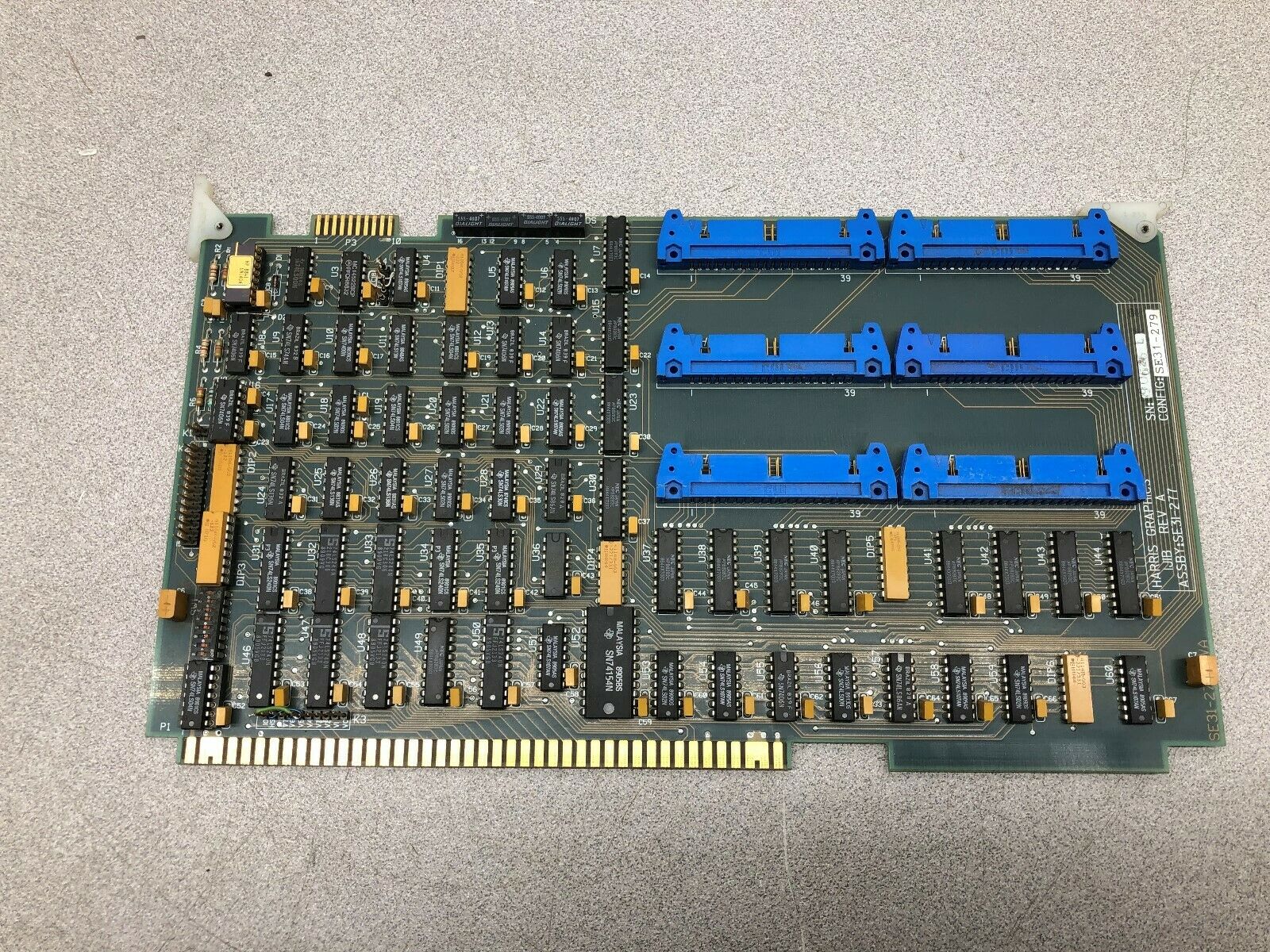 USED HARRIS GRAPHICS HEIDELBERG RACK PRINTER 6 HEAD IJIB SE31-277