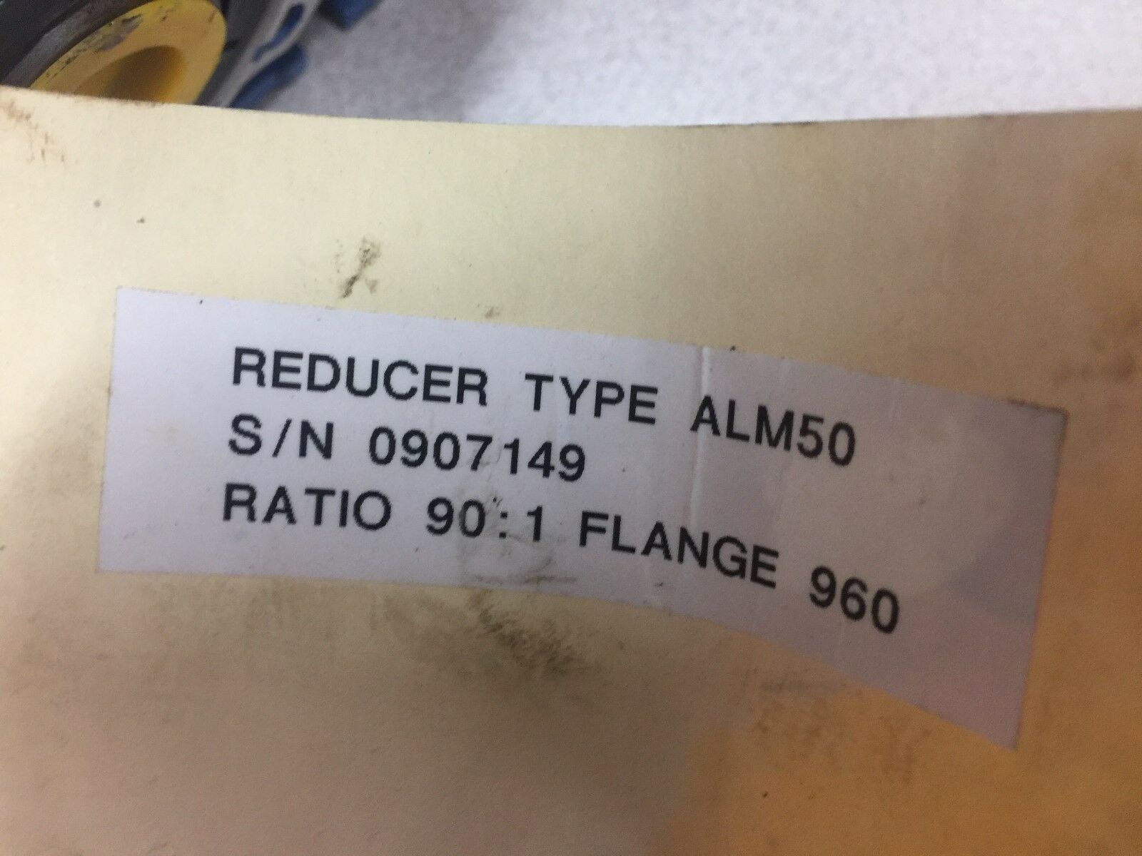 NEW NO BOX WORLDWIDE 90-1RATIO CFACE ANGLED REDUCER ALM50