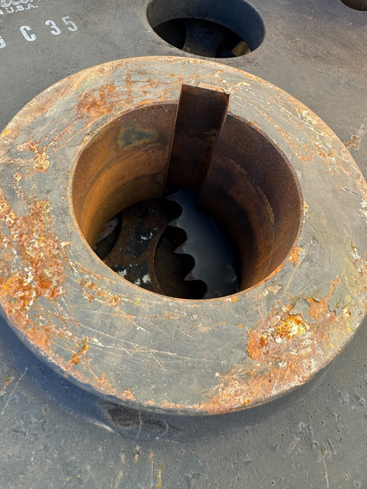 NEW MARTIN 200C35 CHAIN SPROCKET 200C 35 TEETH 5-7/8" BORE