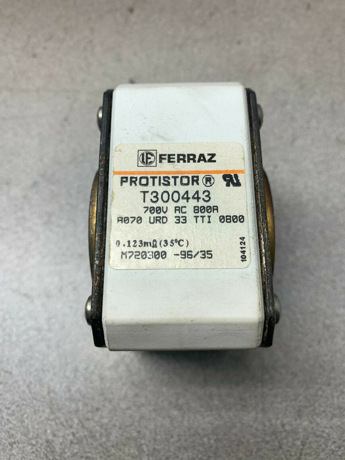 NEW NO BOX FERRAZ SHAWMUT T300443 FUSE A070URD33TTI0800