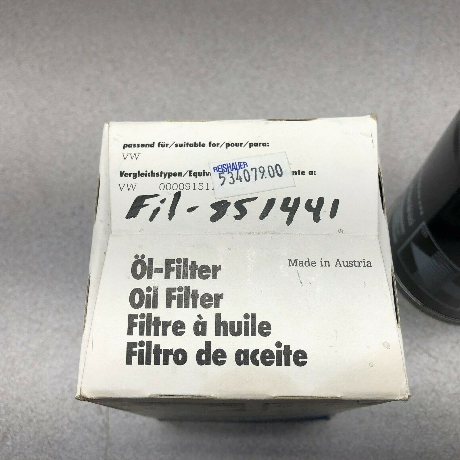 NEW IN BOX MAHLE OIL FILTER OC-58