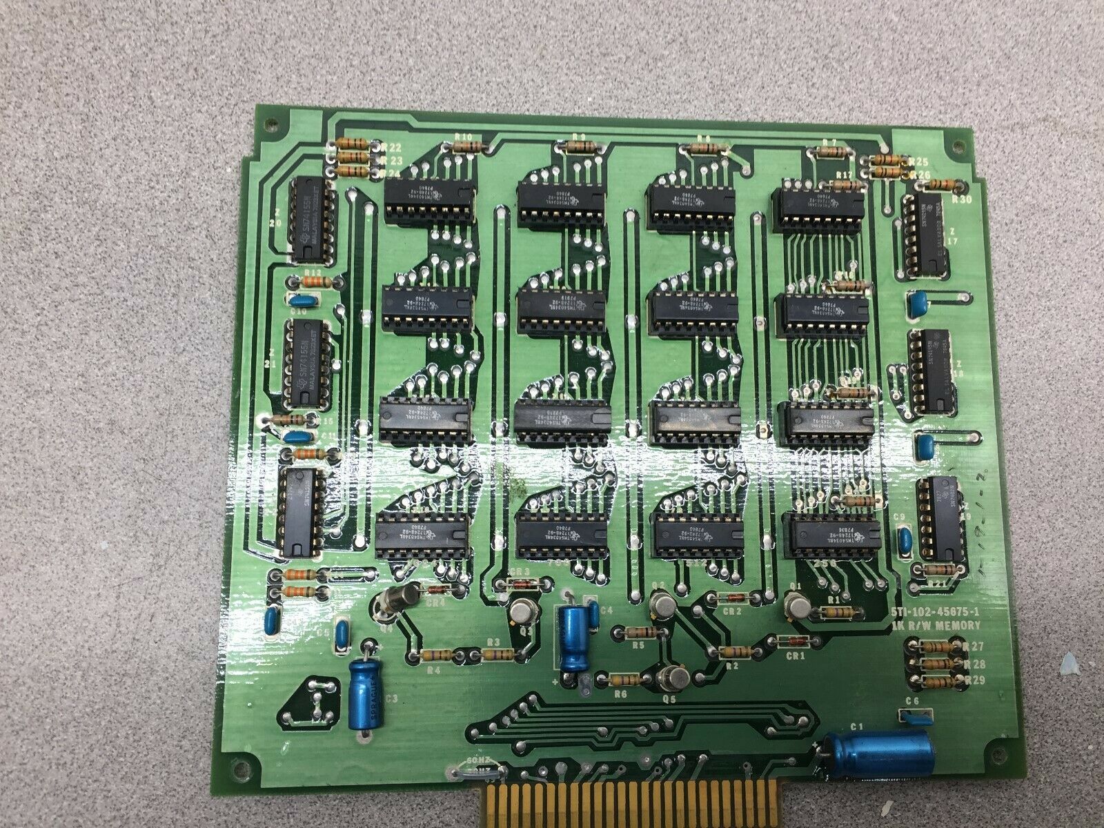 USED TEXAS INSTRUMENTS MEMORY BOARD 1K R/W 5TI-102-45675-1