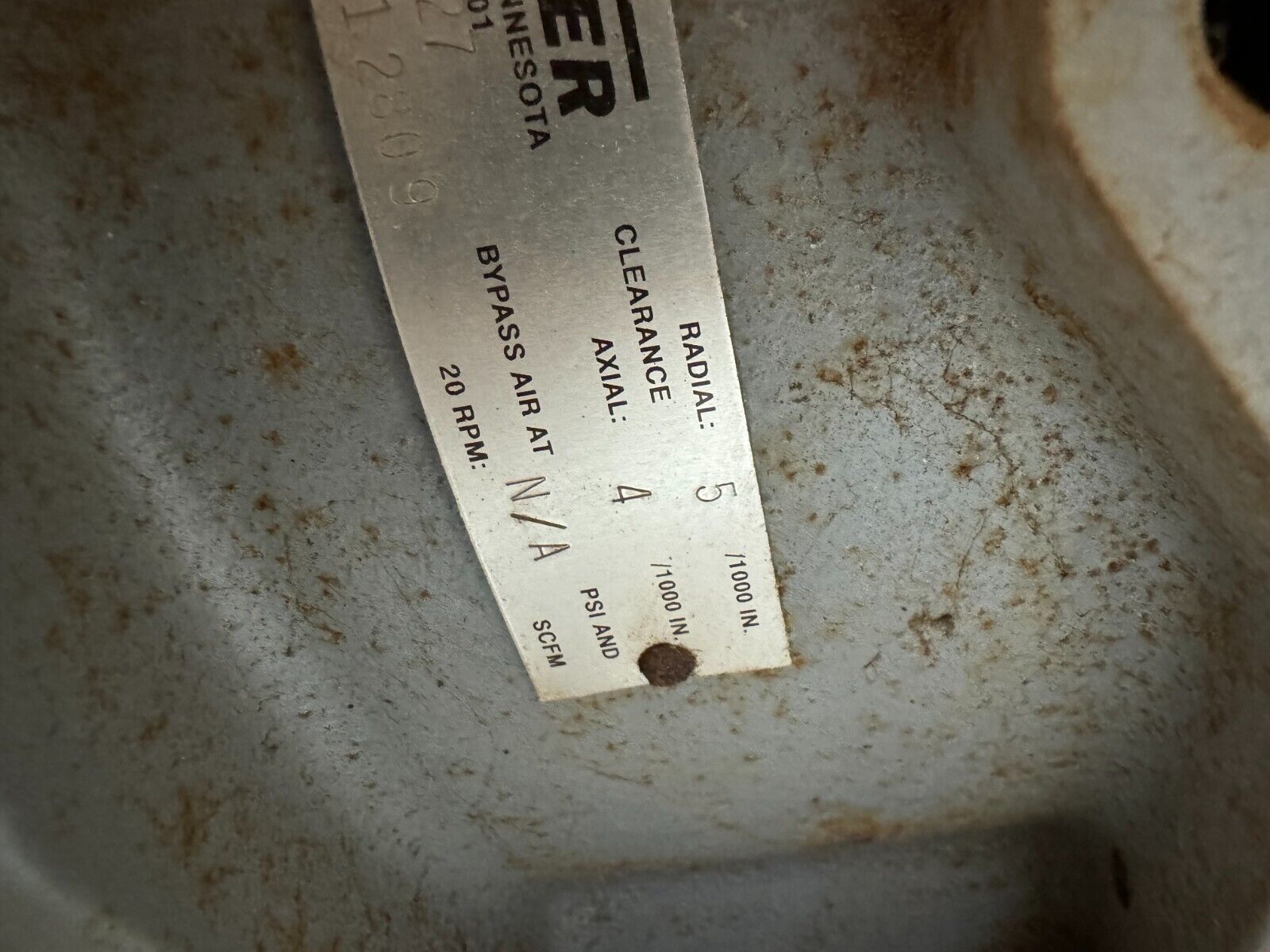 NEW OLD STOCK BUHLER 5" RADIAL 4" AXIAL AIRLOCK MPSX-27