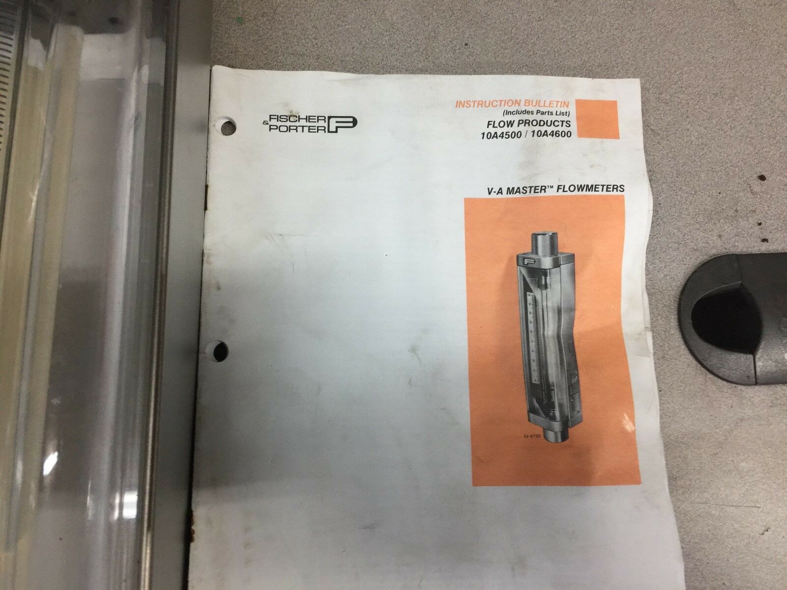 NEW NO BOX FISCHER & PORTER VA MASTER FLOW METER 10A4555X