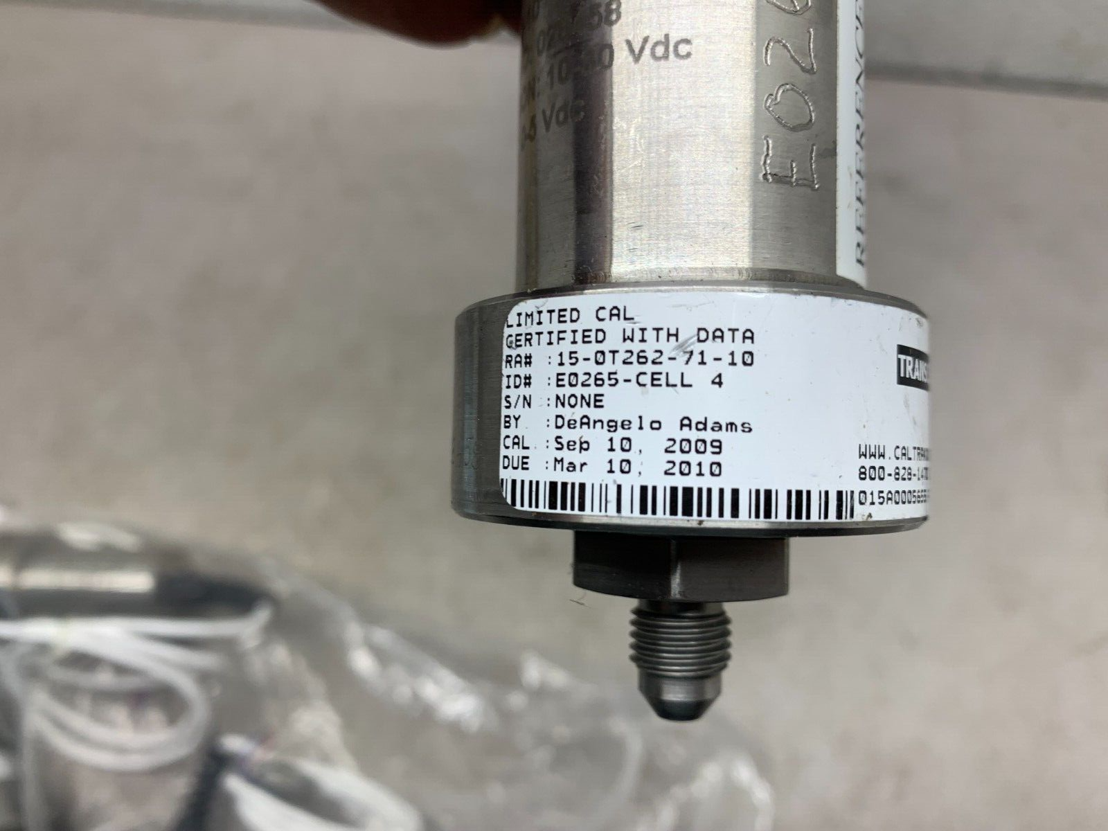 NEW NO BOX STELLAR TECHNOLOGY PRESSURE SENSOR GT1800-1G-155