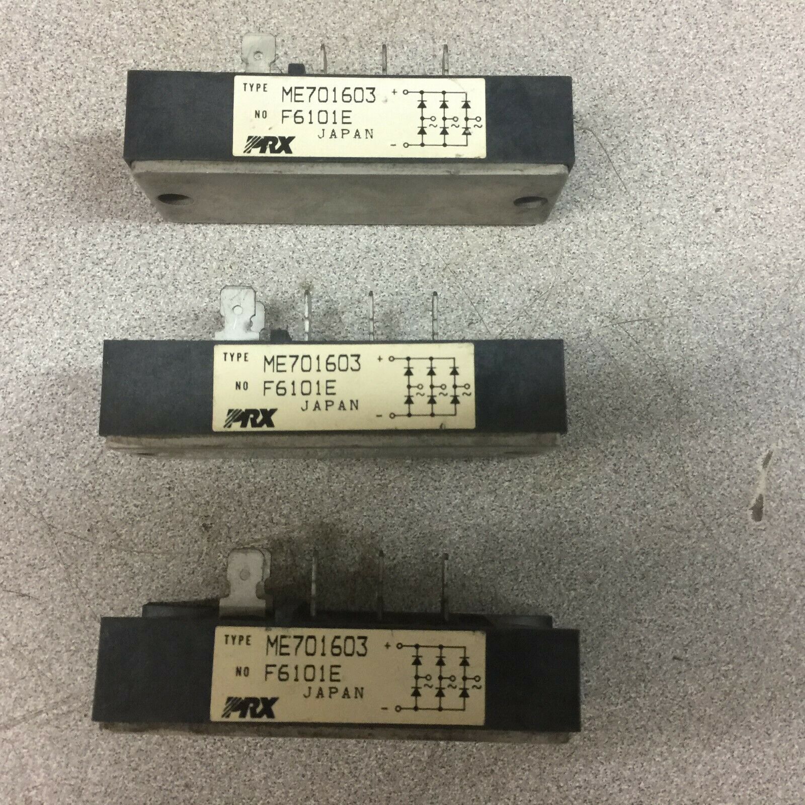 NEW NO BOX LOT OF 3 PRX POWEREX MODULE ME701603