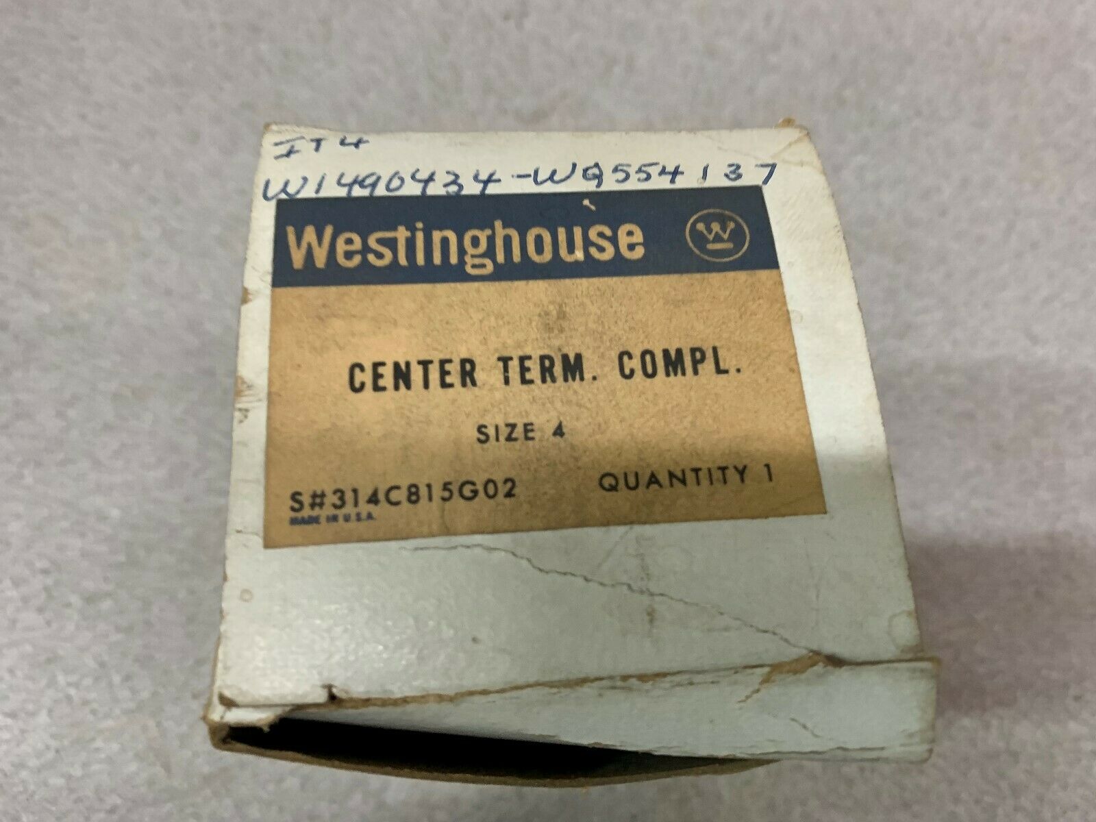 NEW IN BOX WESTINGHOUSE TERMINAL 314C815G02