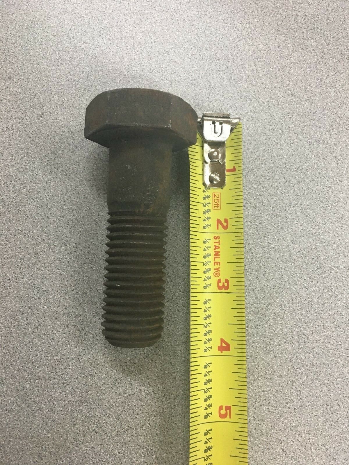 NEW LOT OF 20 HEX HEAD 1"-9 X 3-1/4" GRADE 5 BOLTS