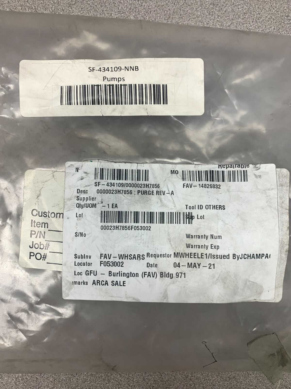 NEW NUPRO 6LV-BNBW4-C VALVE ASSEMBLY CAJON 316LV & 6LV-BNBW4-C