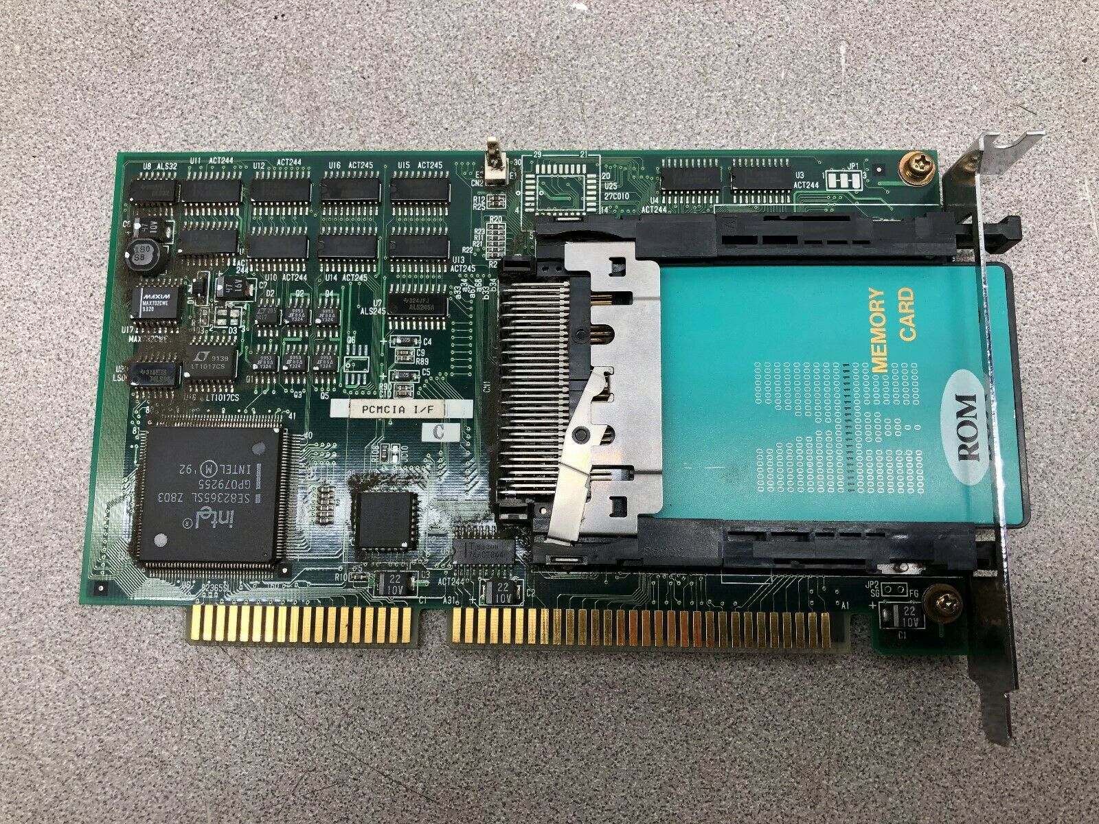 USED FUJI BOARD WITH MEMORY CARD PCMCIA I/F / ADP-001