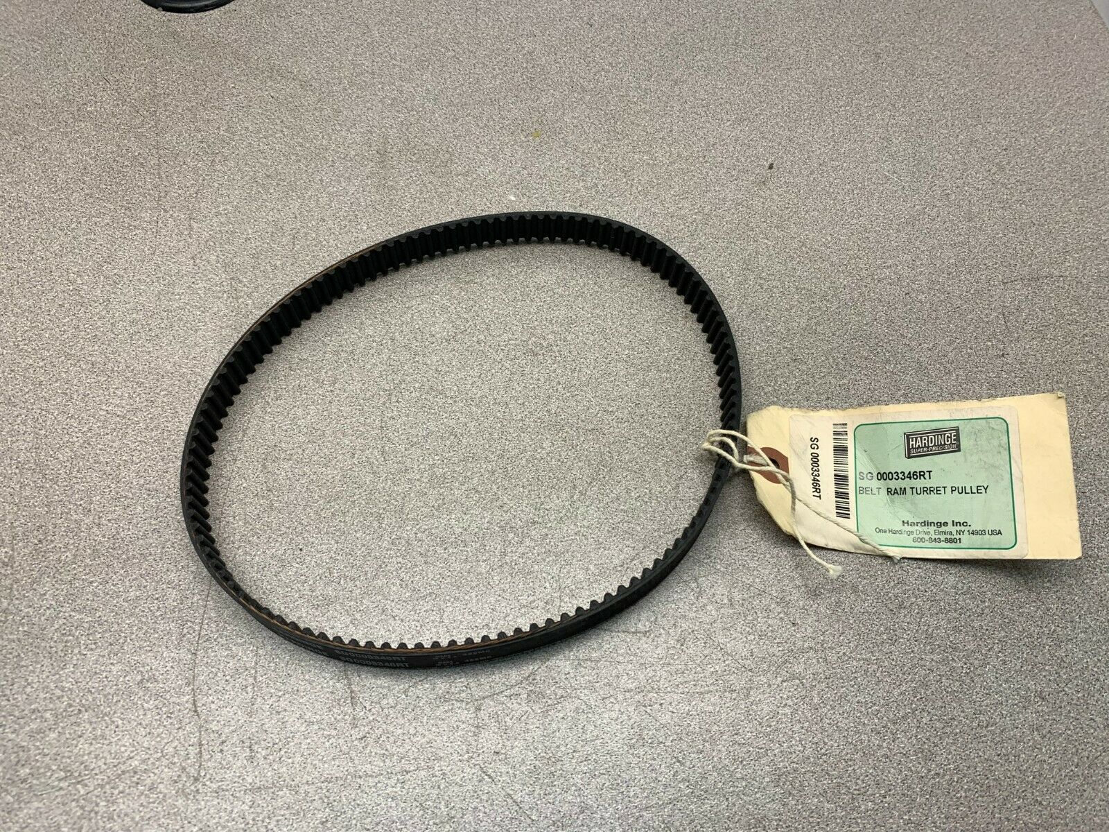 NEW NO BOX HARDINGE BELT RAM TURRET PULLEY SG 0003346RT