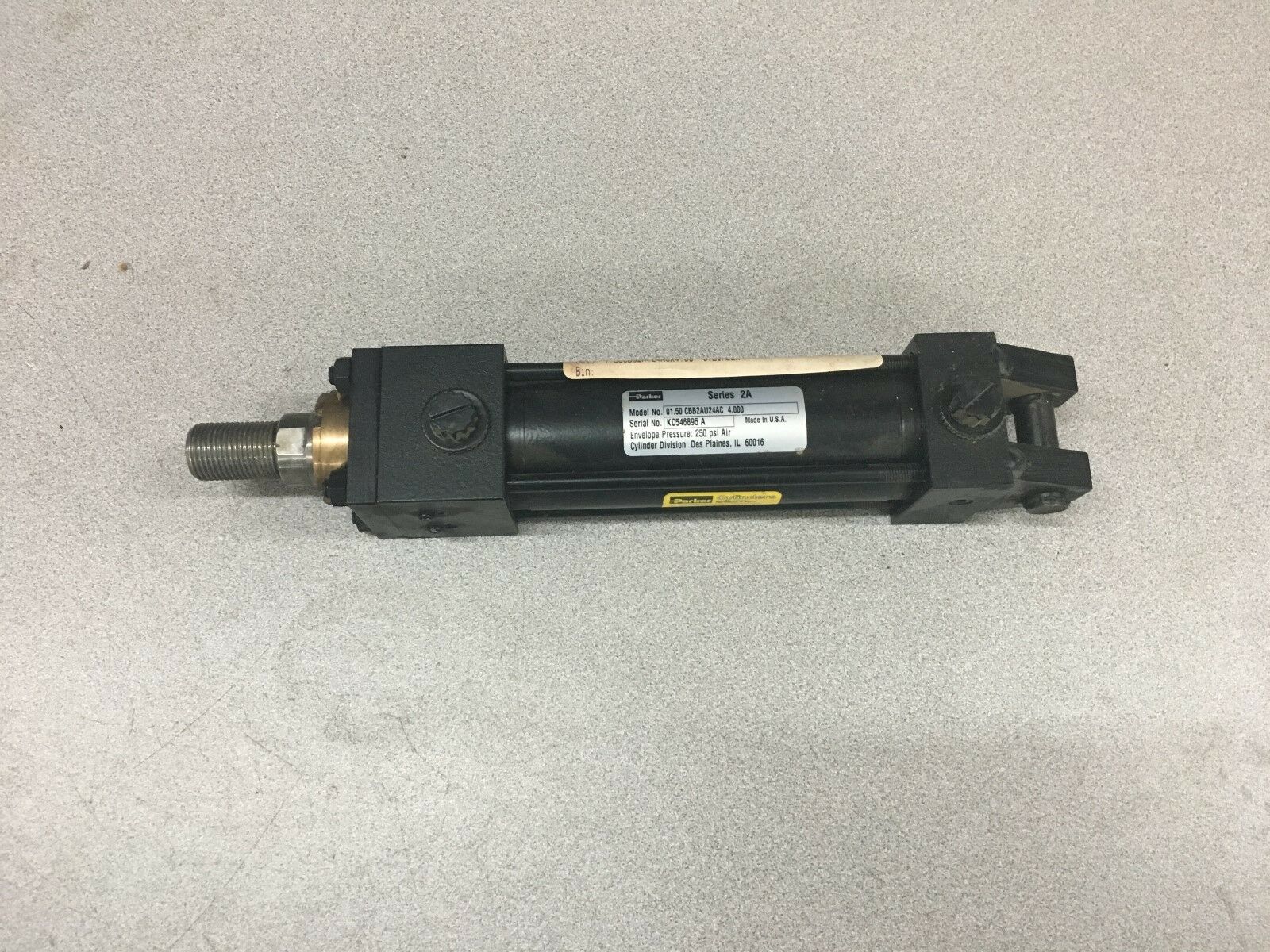 NEW NO BOX PARKER CYLINDER 01.50 CBB2AU24AC 4.000