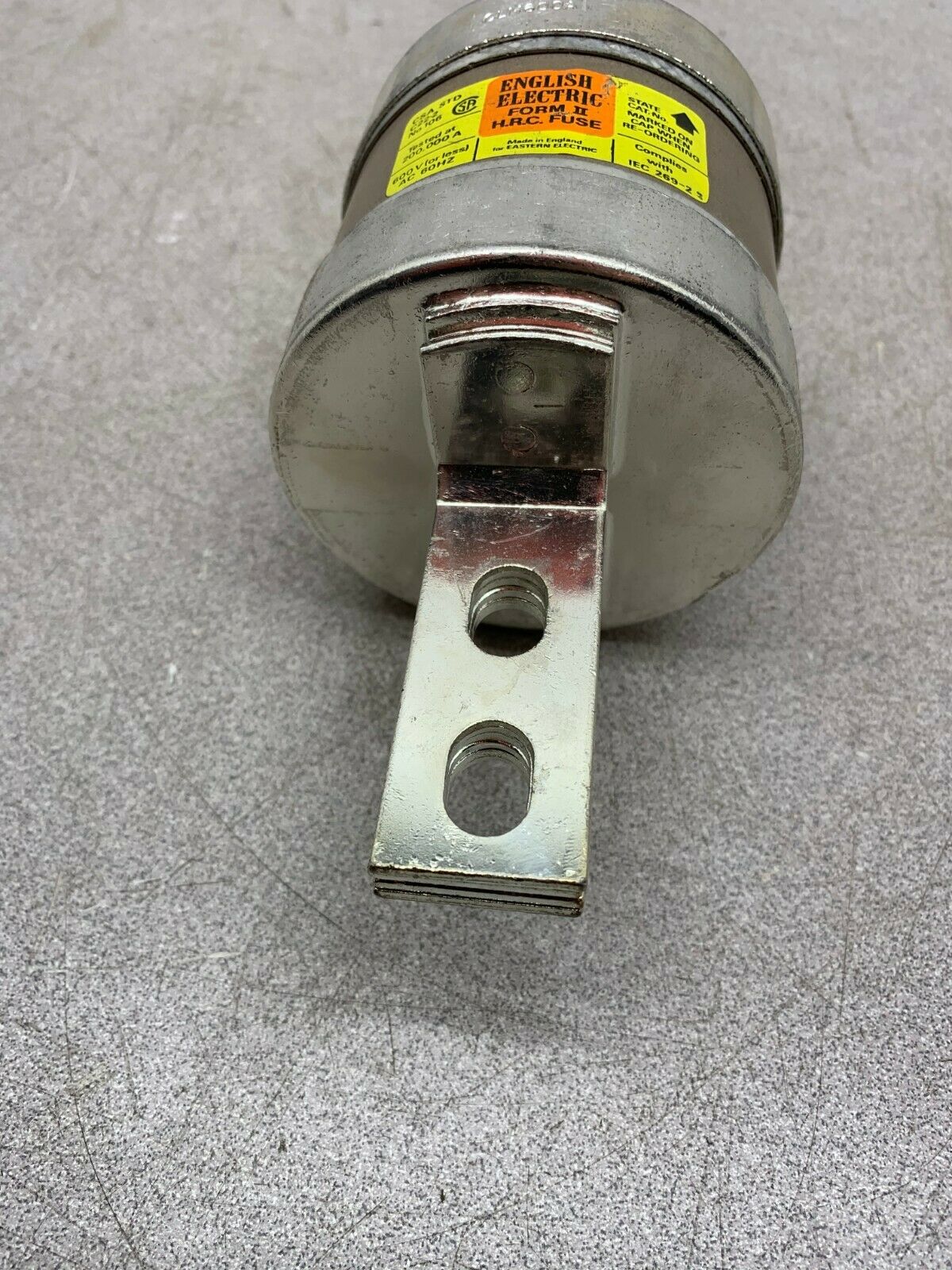 NEW NO BOX ENGLISH ELECTRIC FUSE CLM600A