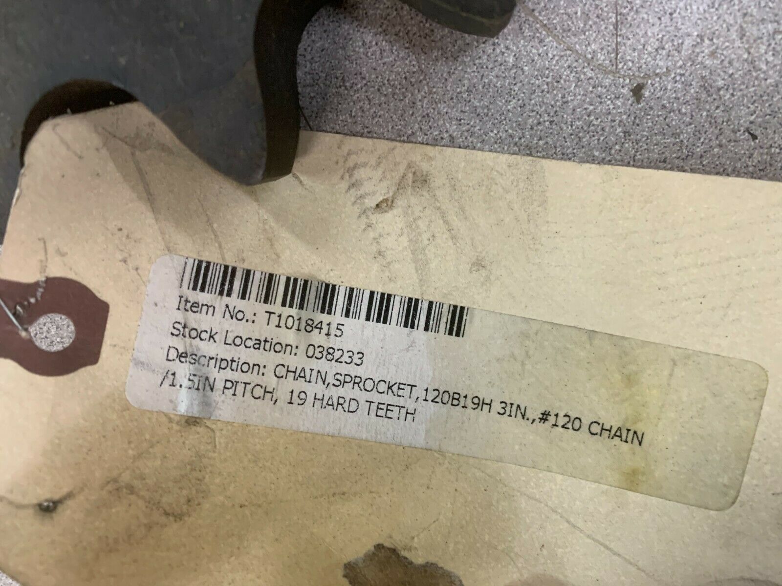 NEW NO BOX MARTIN 3" 120 19H CHAIN SPROCKET 120B19H