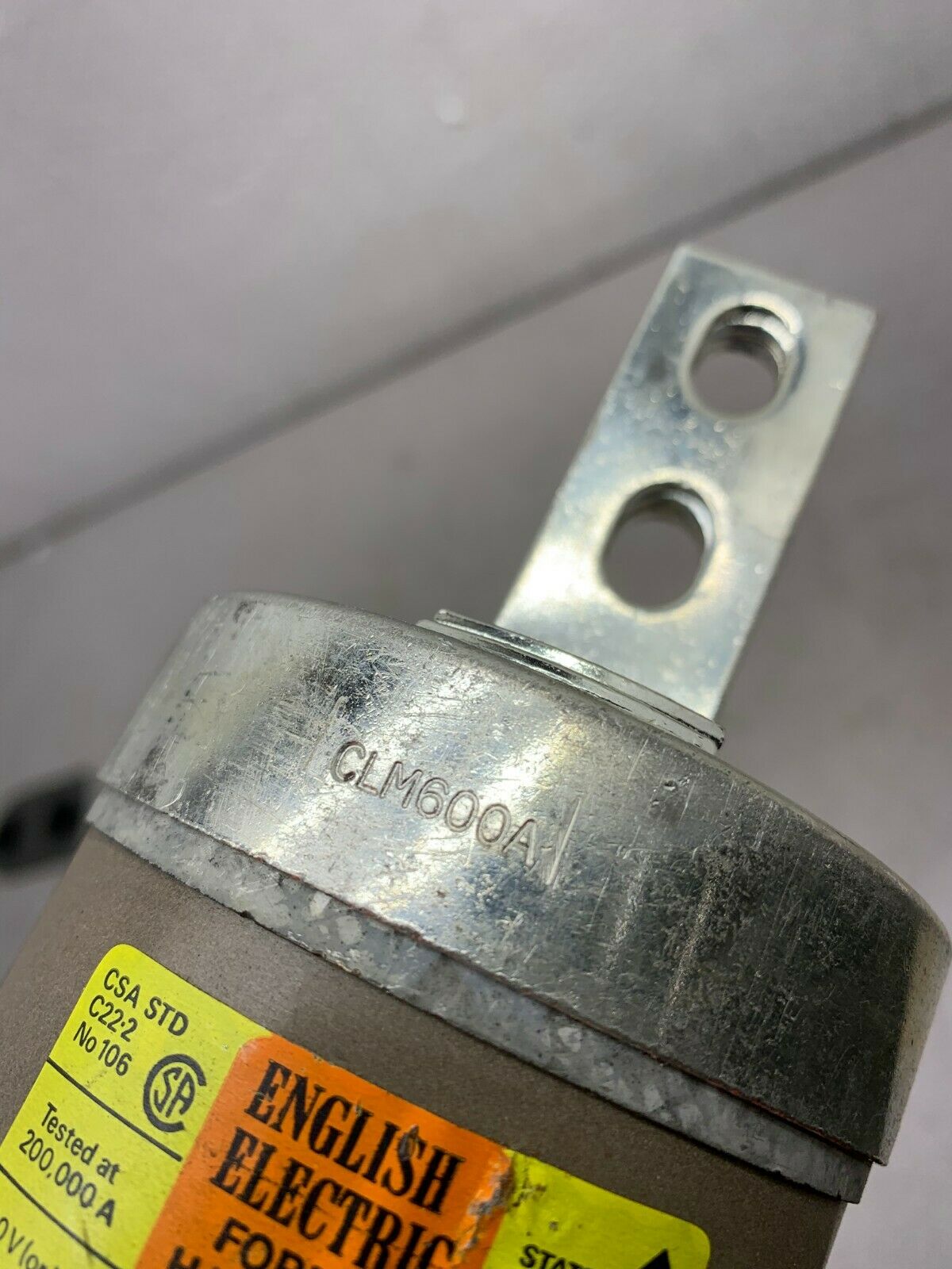 NEW NO BOX ENGLISH ELECTRIC FUSE CLM600A