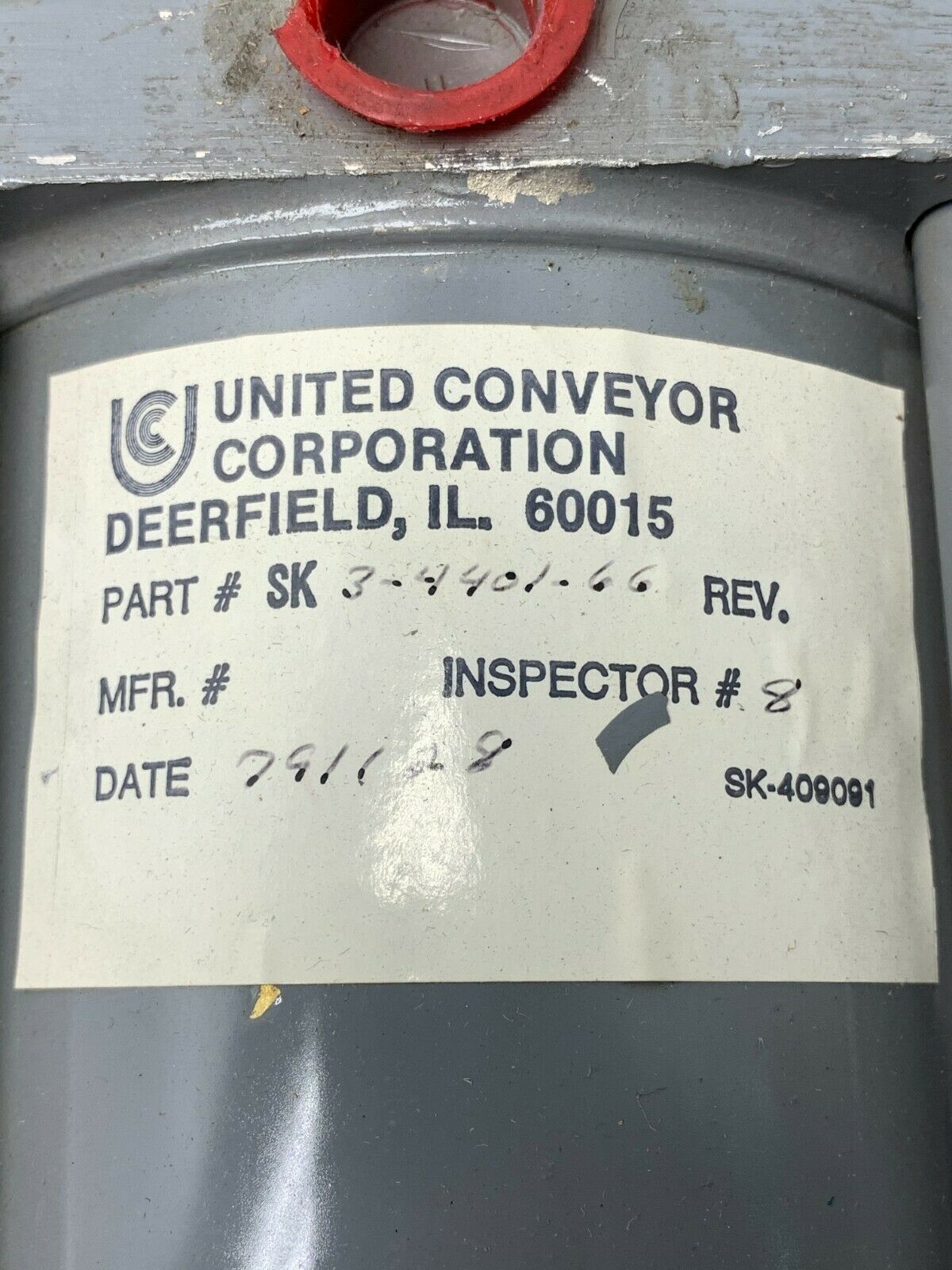 NEW NO BOX UNITED CONVEYOR PNEUMATIC CYLINDER SK3-4401-66