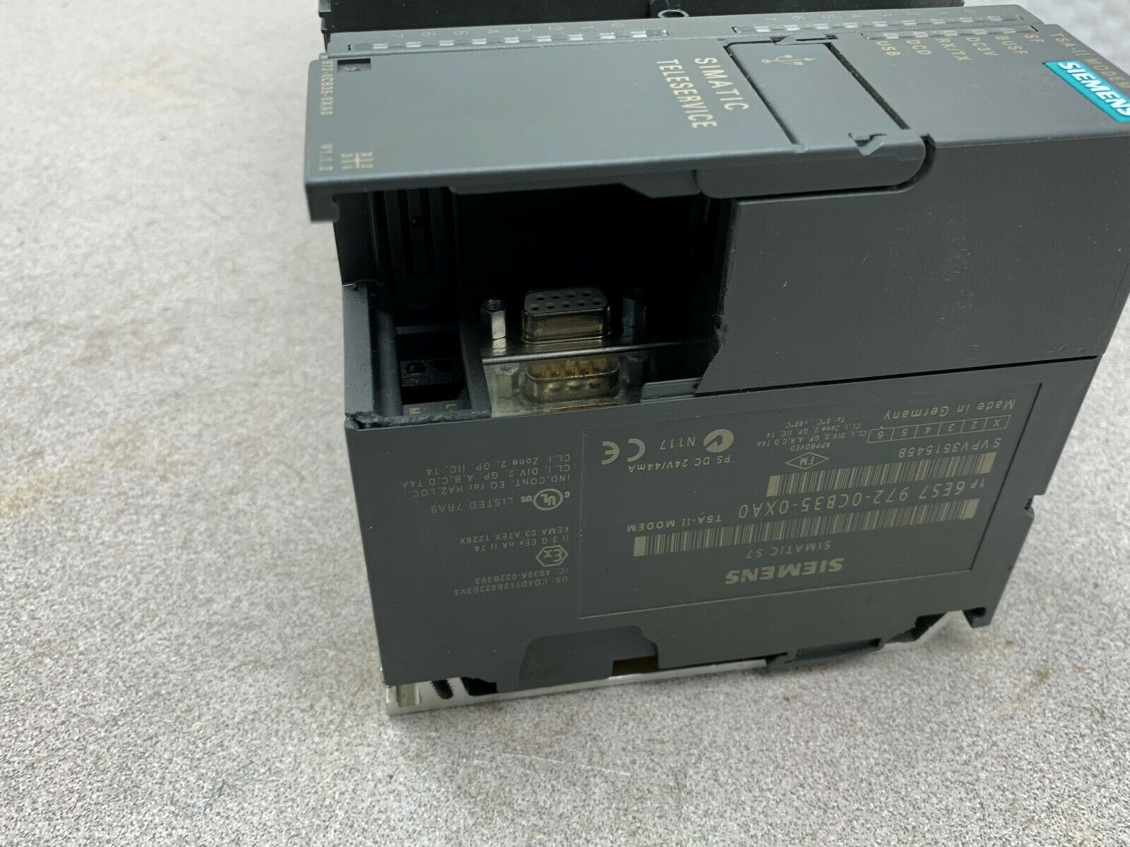 USED SIEMENS SIMATIC S7 SYSTEM POWER SUPPLY WITH CARDS 6ES7 307-1KA01-0AA0