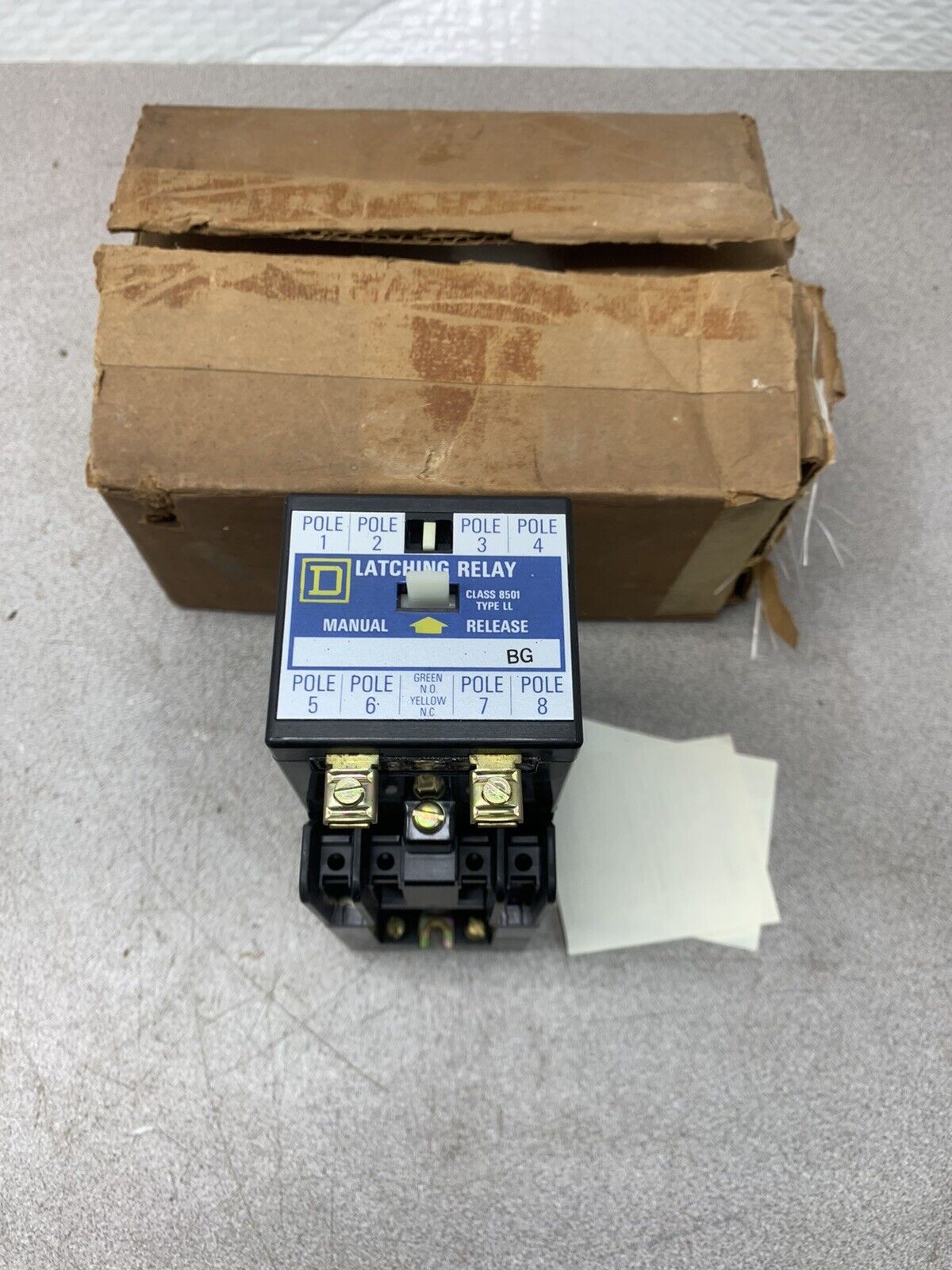 NEW IN BOX SQUARE D 8501 L0-40 A.C. MECH. LATCH RELAY 8501 LO-40-LL