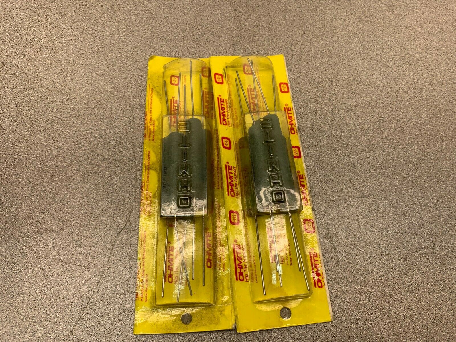 LOT OF 10 NEW IN PACKAGE OHMITE RESISTORS 80F1R0