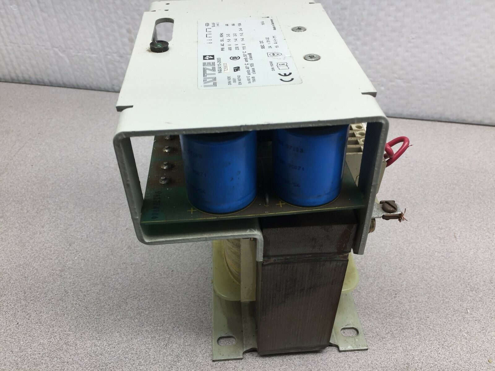 USED LUTZE15AMP 24VDC PRI 400/230/115VAC POWER SUPPLY NG24/15-2933
