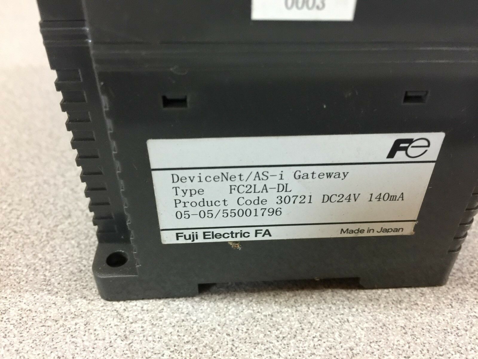 USED FUJI ELECTRIC 24VDC DEVICENET/AS-I GATEWAY FC2LA-DL