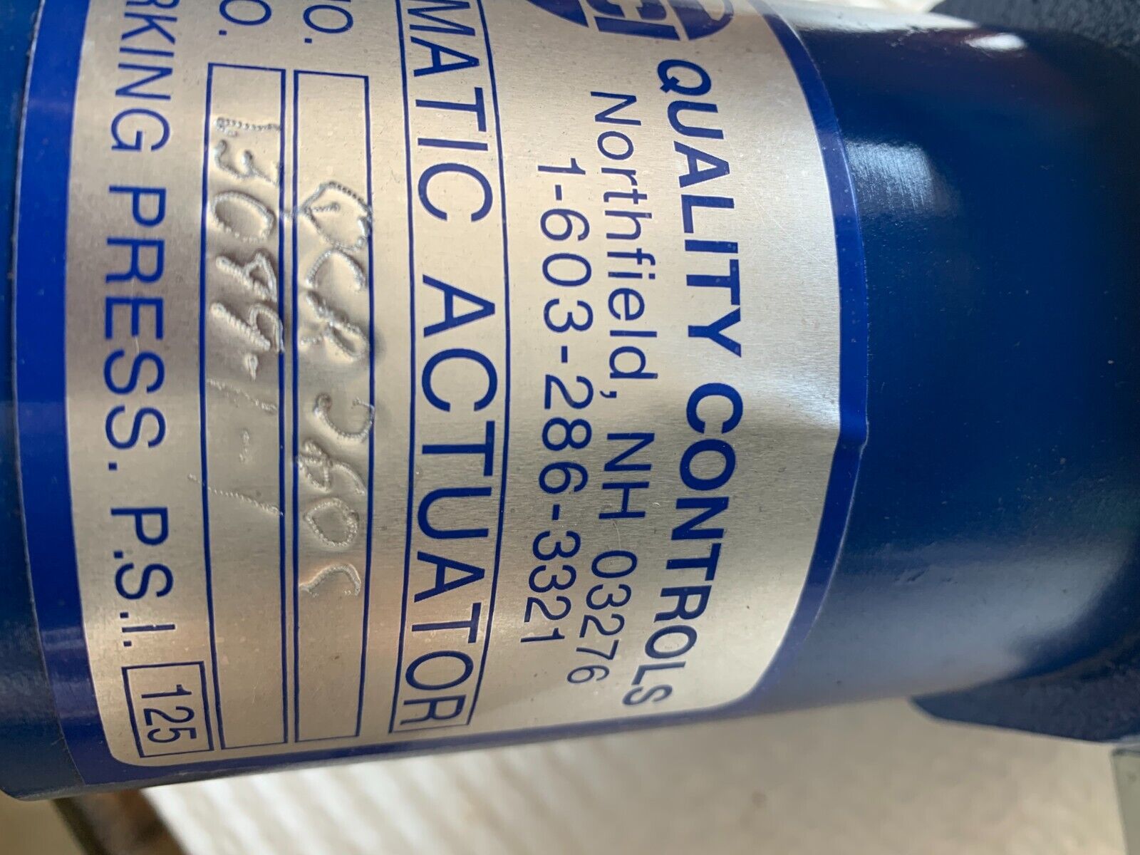 NEW NO BOX QCI PNEUMATIC ACTUATOR QCR 260C