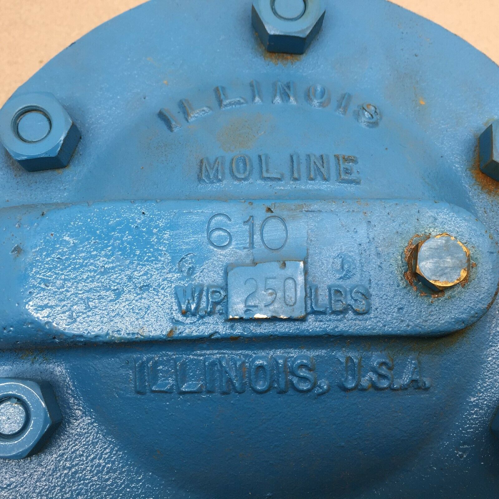 NEW NO BOX ILLINOIS ENGINEERING 610 WP 250 LBS TRAP P-843