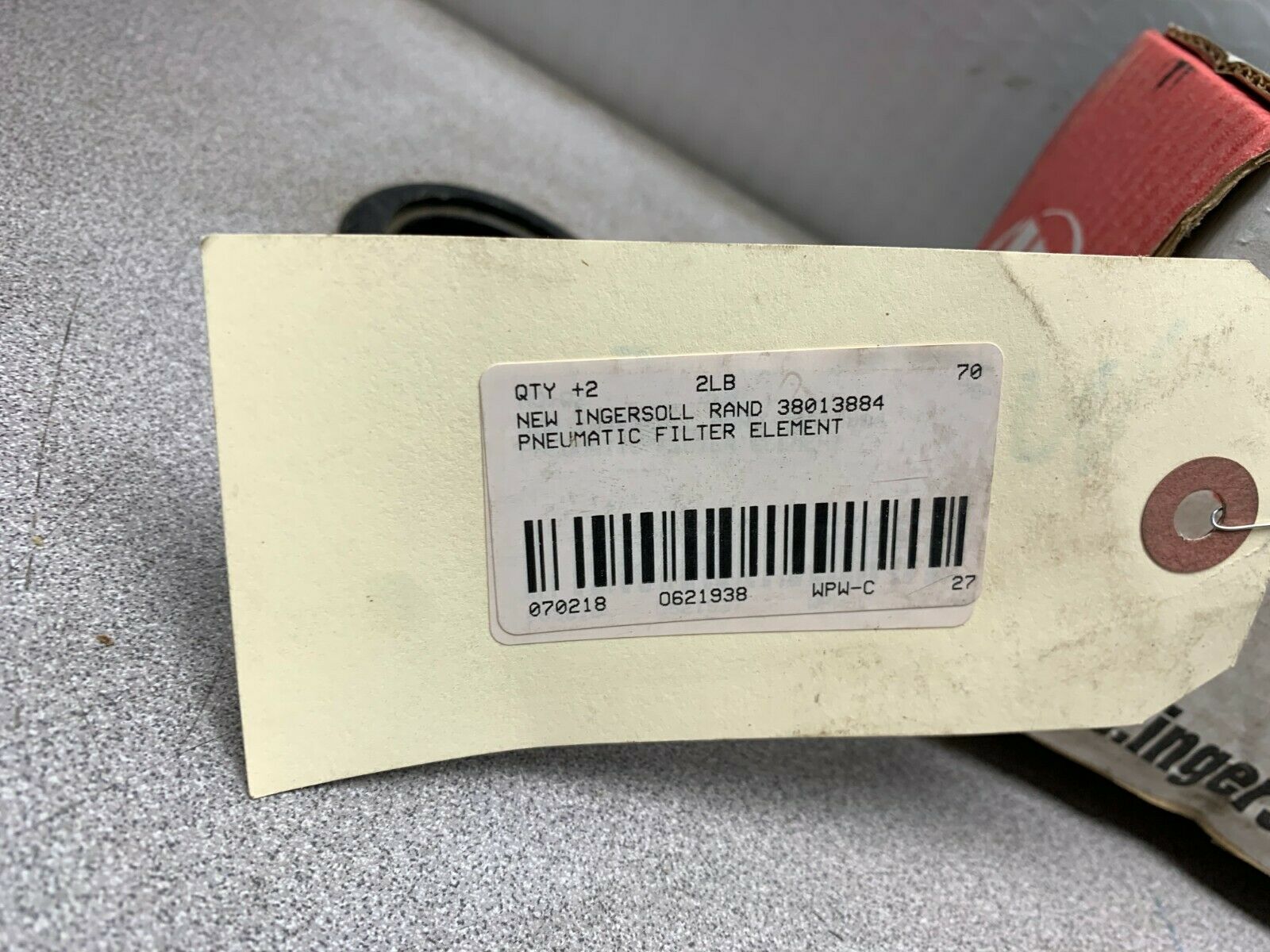 NEW IN BOX INGERSOLL RAND K198AO 200C FILTER ELEMENT 38013884