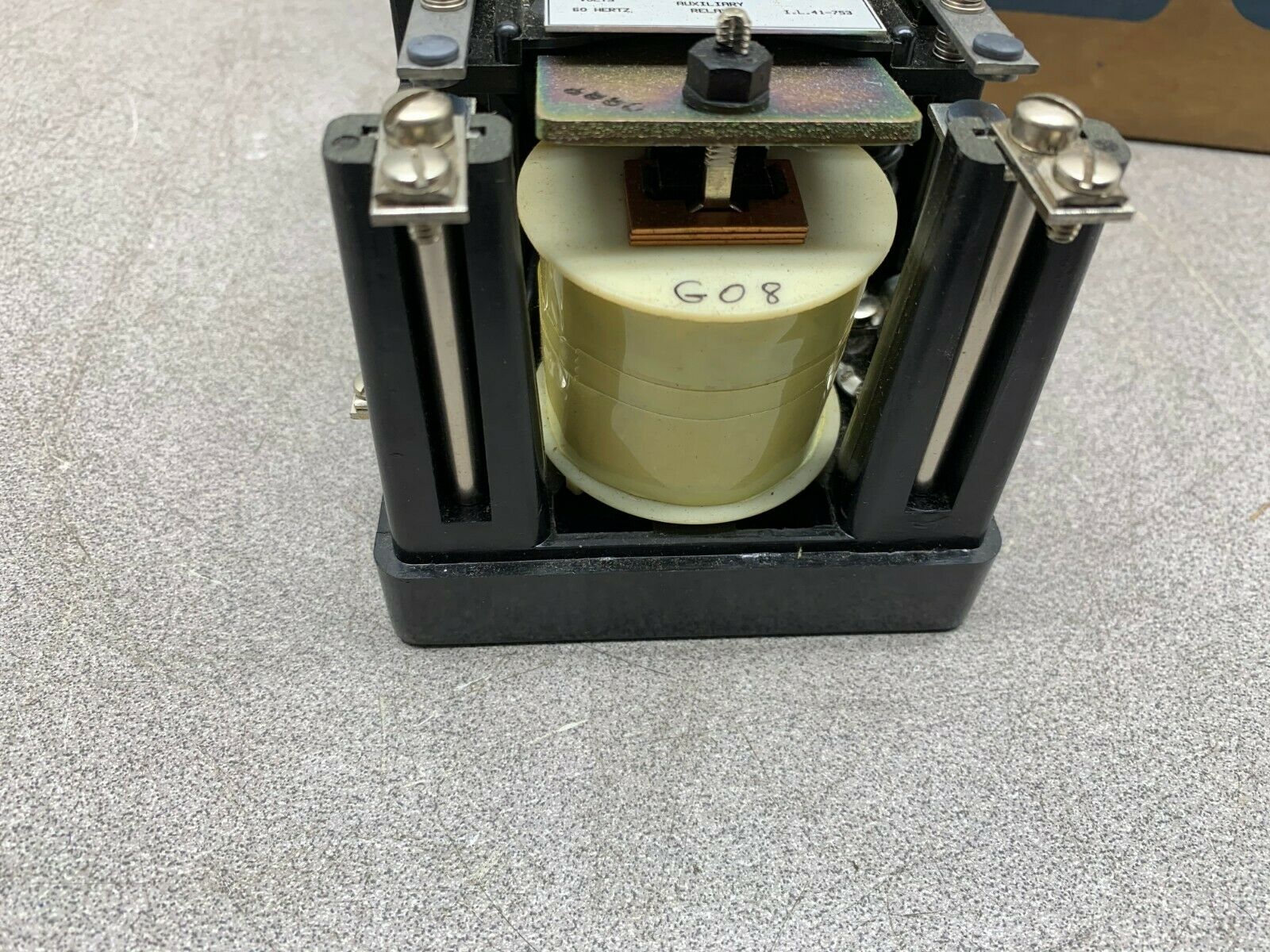 NEW IN BOX WESTINGHOUSE MG-6 AUXILIARY RELAY 718B738A31