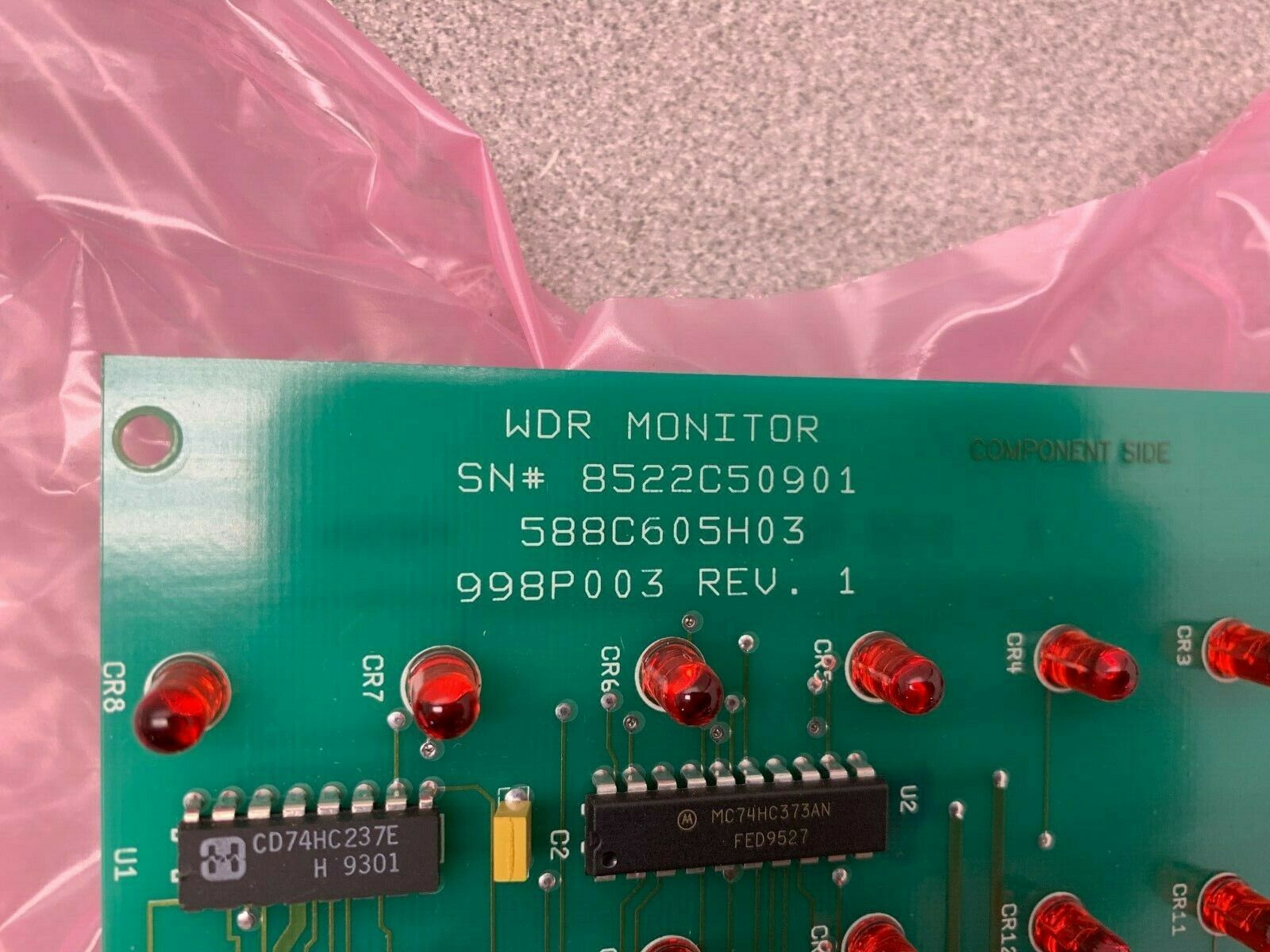 USED WESTINGHOUSE WDR MONITOR 588C605H03 CIRCUIT BOARD 998P003