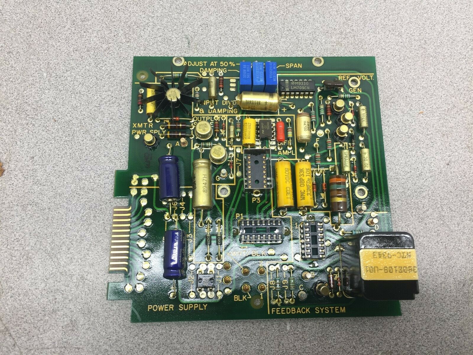 NEW NO BOX FISCHER & PORTER POWER SUPPLY CIRCUIT BOARD 686B167U05