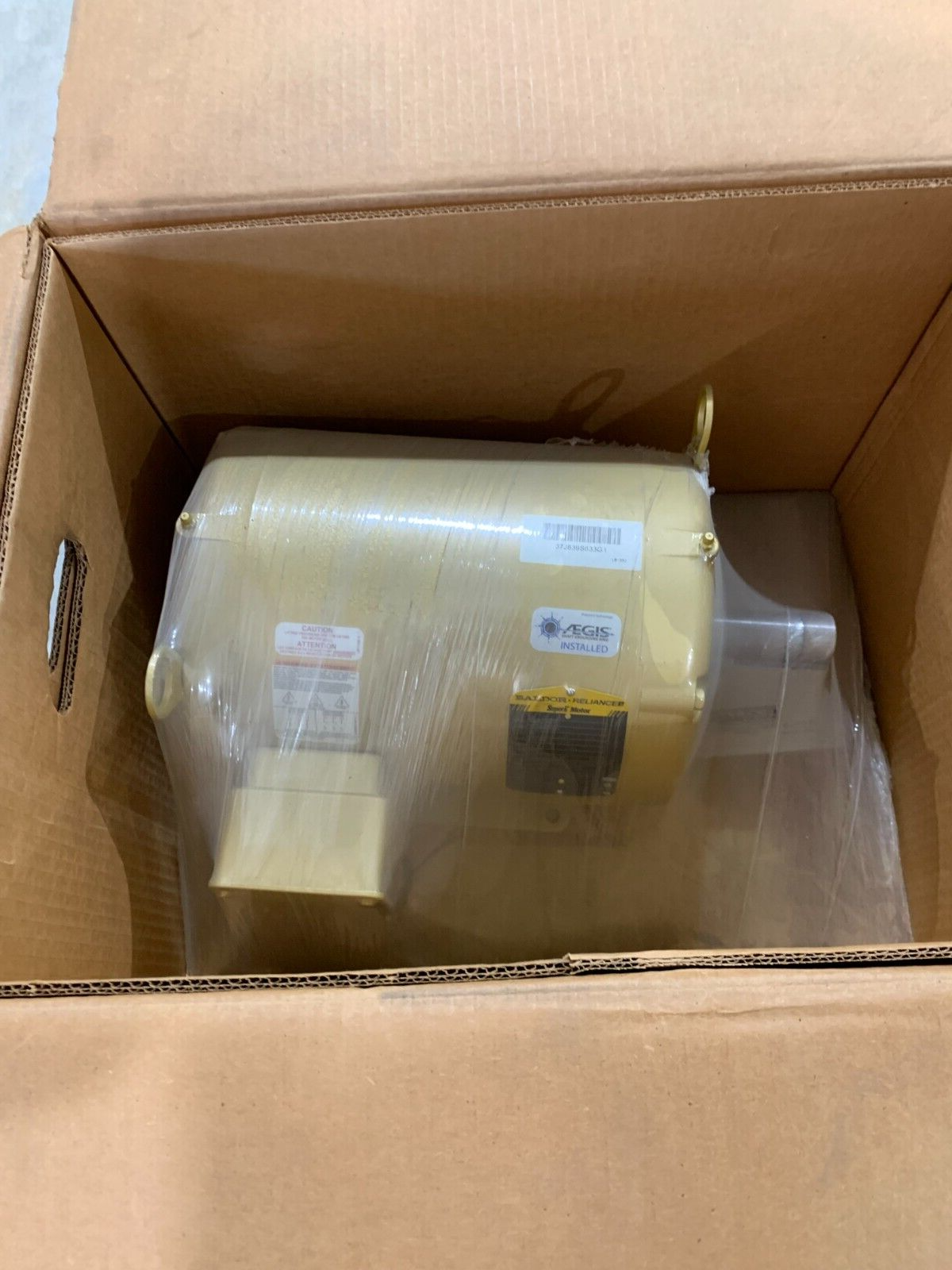 NEW IN BOX BALDOR 10HP 230/460V. SUPER-E MOTOR 3,475 RPM 213T FRAME EM3312T-G