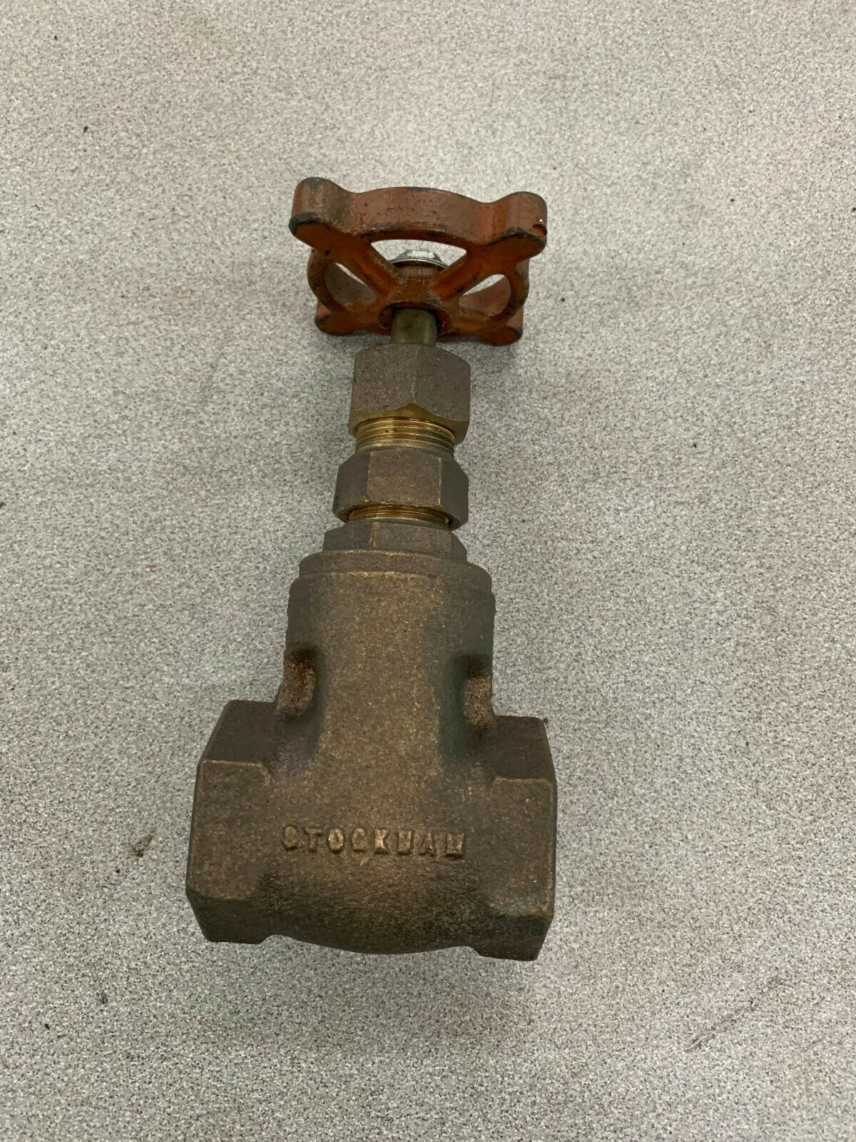 NEW NO BOX STOCKHAM B-103 BRASS GATE VALVE 1" NPT 125S 200 CWP