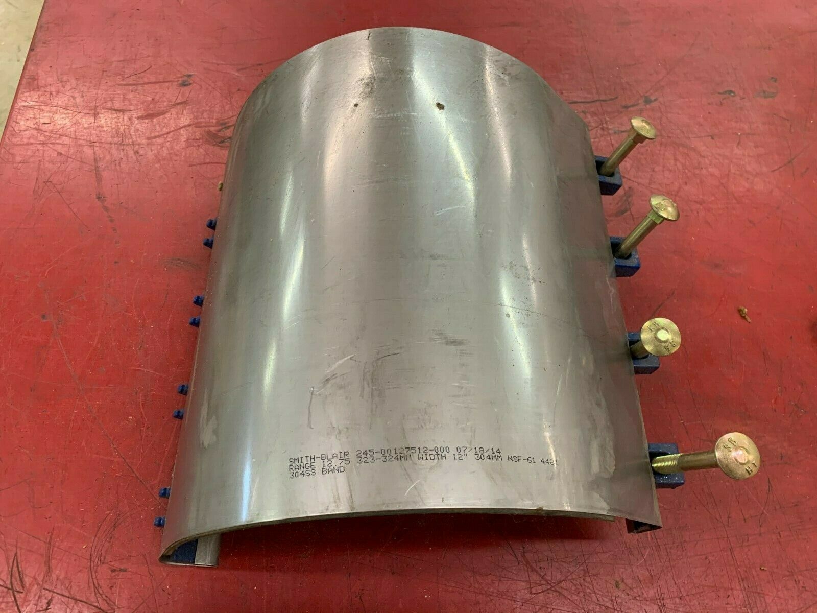 NEW NO BOX SMITH-BLAIR REDICLAMP 12" WIDTH REPAIR CLAMP 245-00127512-000