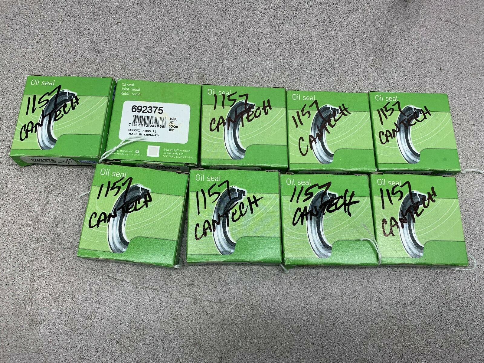 LOT OF 9 NEW IN BOX SKF OILSEAL 692375