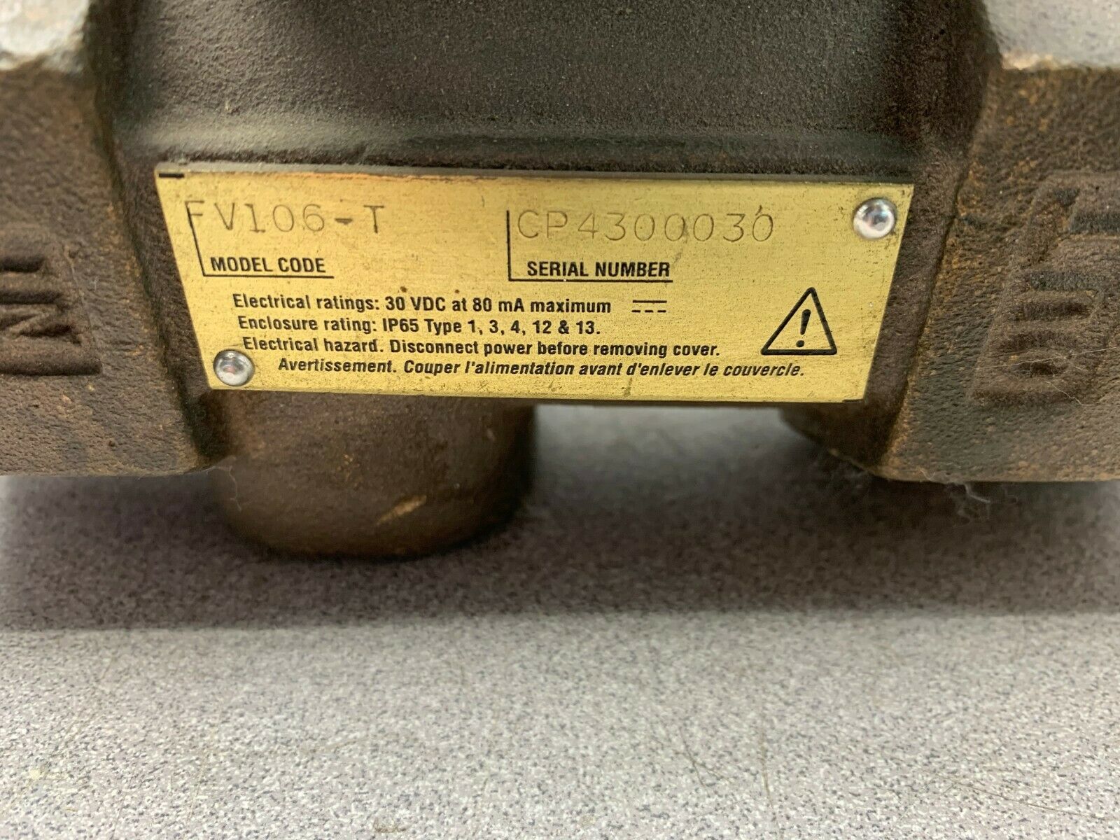 NEW NO BOX OMEGA Flow Temperature Meter FV106-T