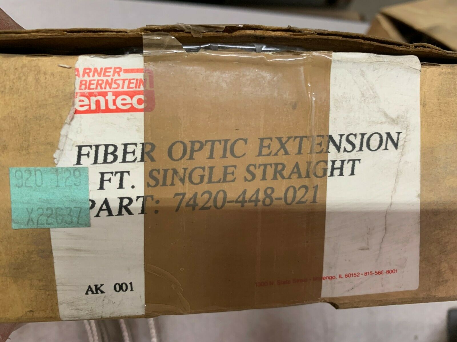 NEW IN BOX WARNER ELECTRIC FIBER OPTIC EXTENSION 7420-448-021