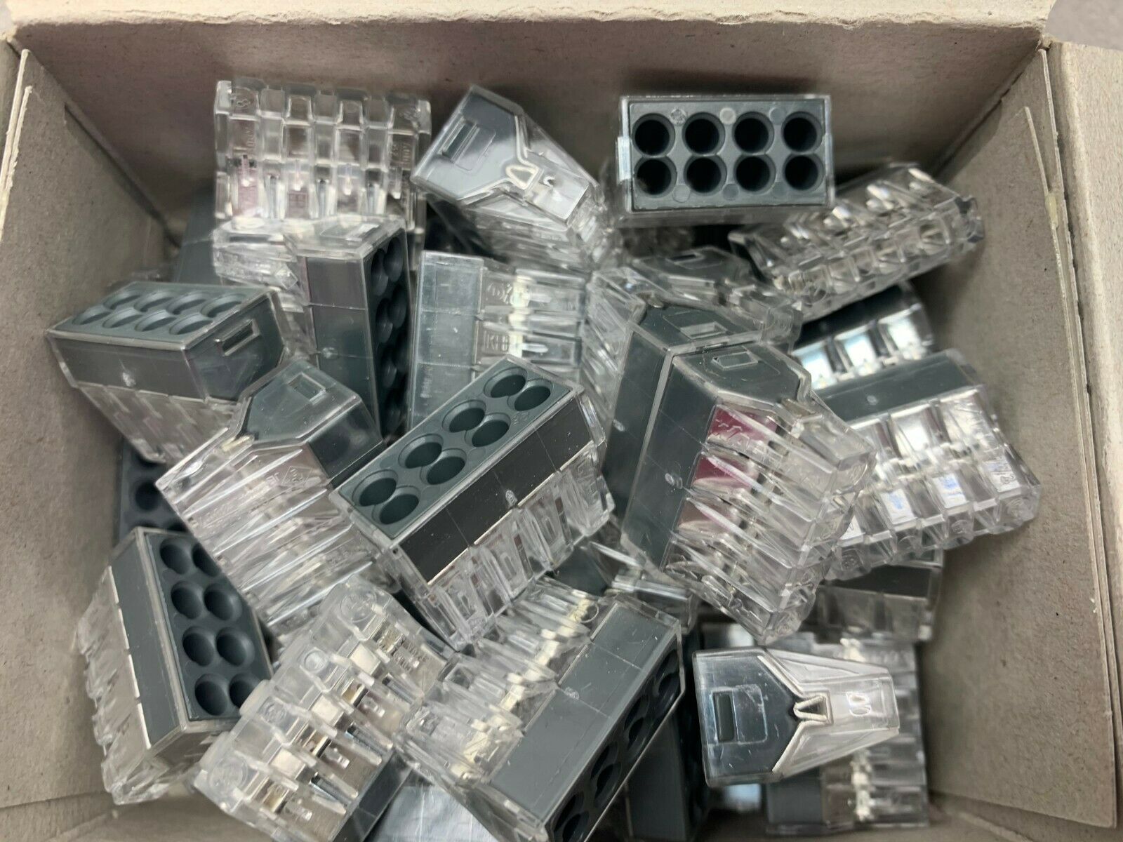 BOX OF 50 NEW IN BOX WAGO WALL NUTS 773-168