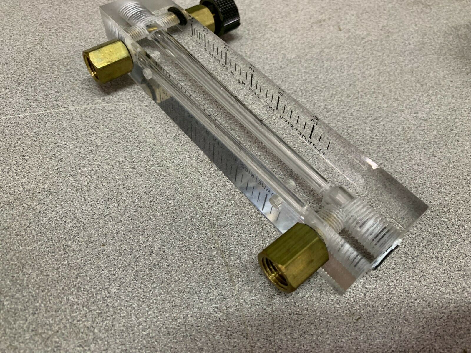 NEW NO BOX FLOWMETRICS CFM N2 @ 20 PSIG & 70F FLOW METER