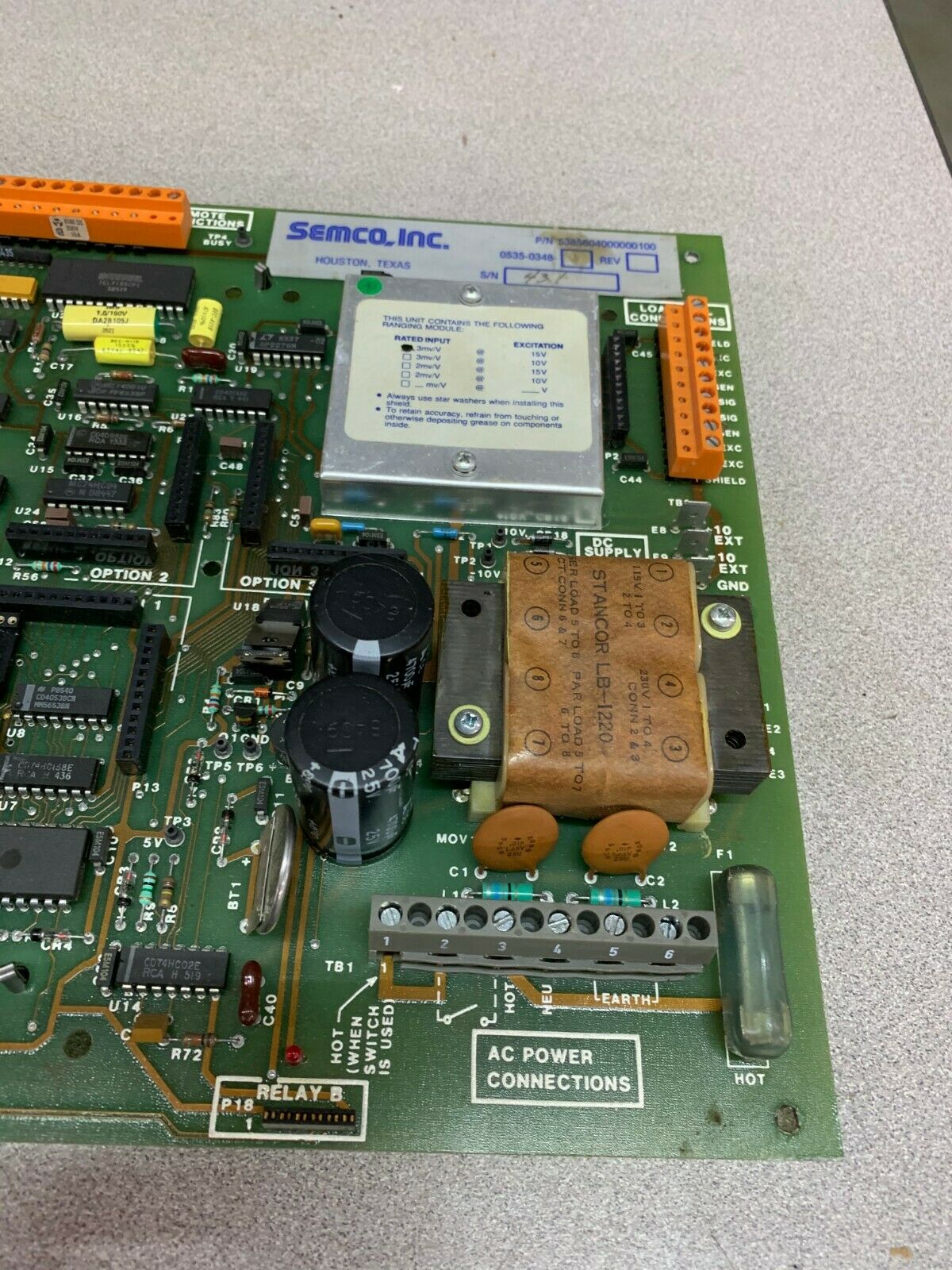 NEW NO BOX SEMCO CIRCUIT BOARD 5385604000000100