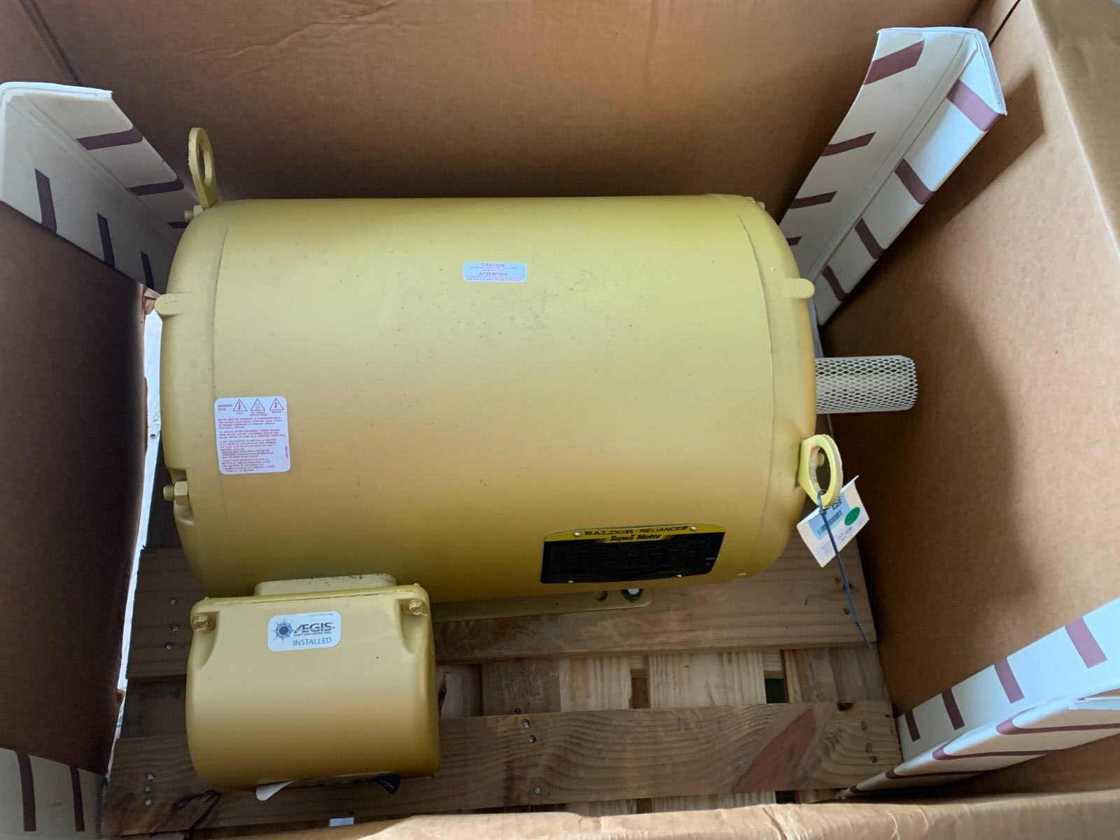 NEW BALDOR SUPER-E 50HP 1775RPM 230/460V. MOTOR 326T FRAME EM2543T-G
