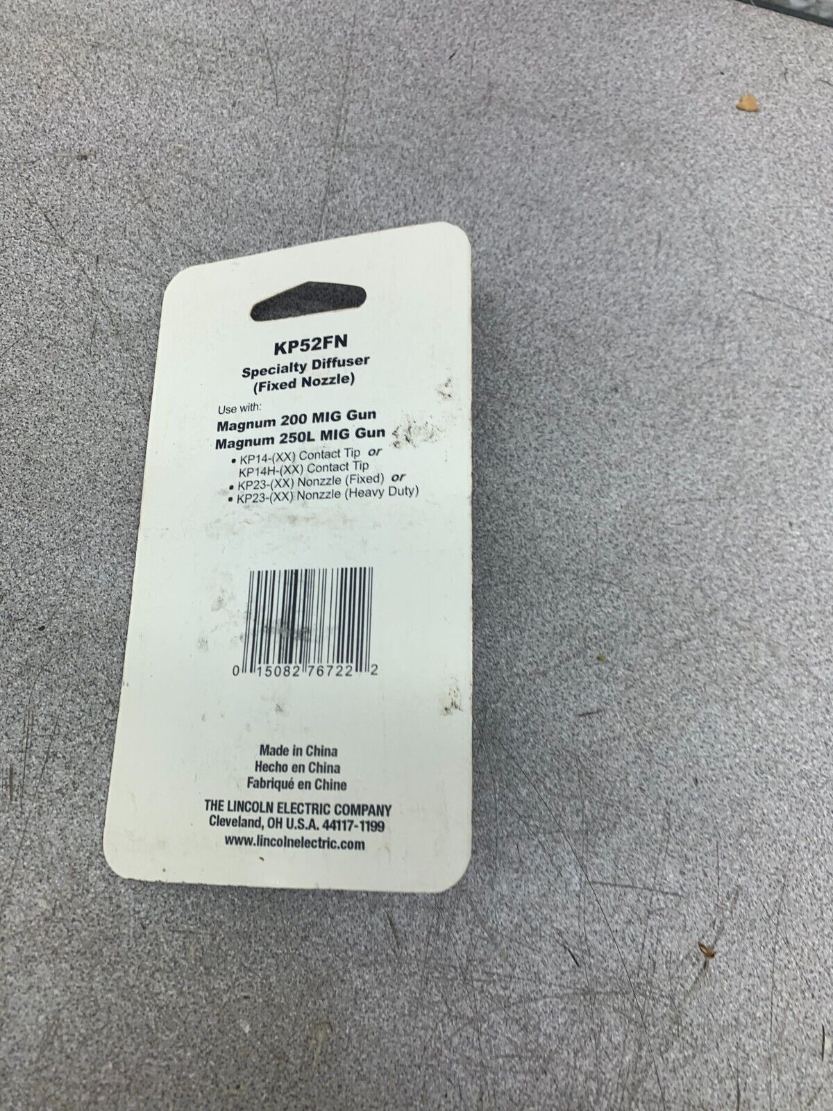 NEW IN PACKAGE LINCOLN ELECTRIC MAGNUM GAS DIFFUSER KP52FN