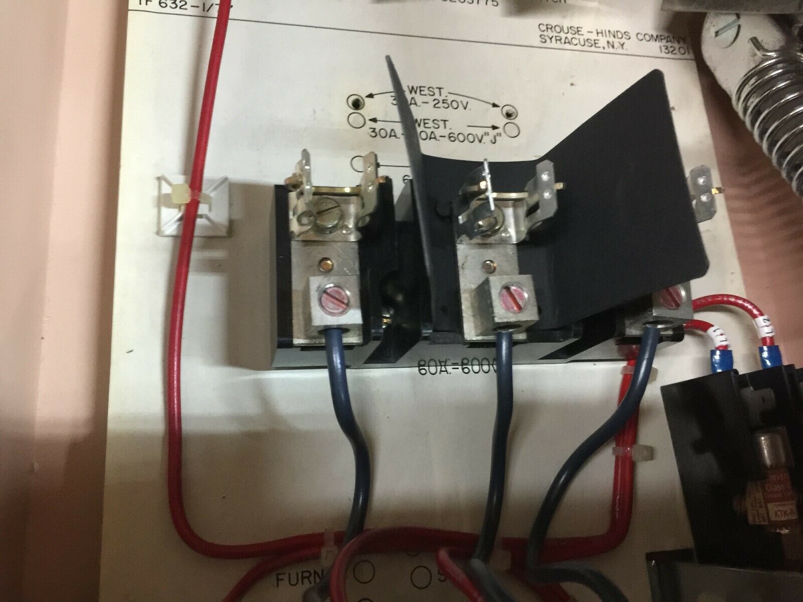 NEW NO BOX CUTLER HAMMER SIZE 1 3 POLE FUSED MOTOR STARTER NMC1024D