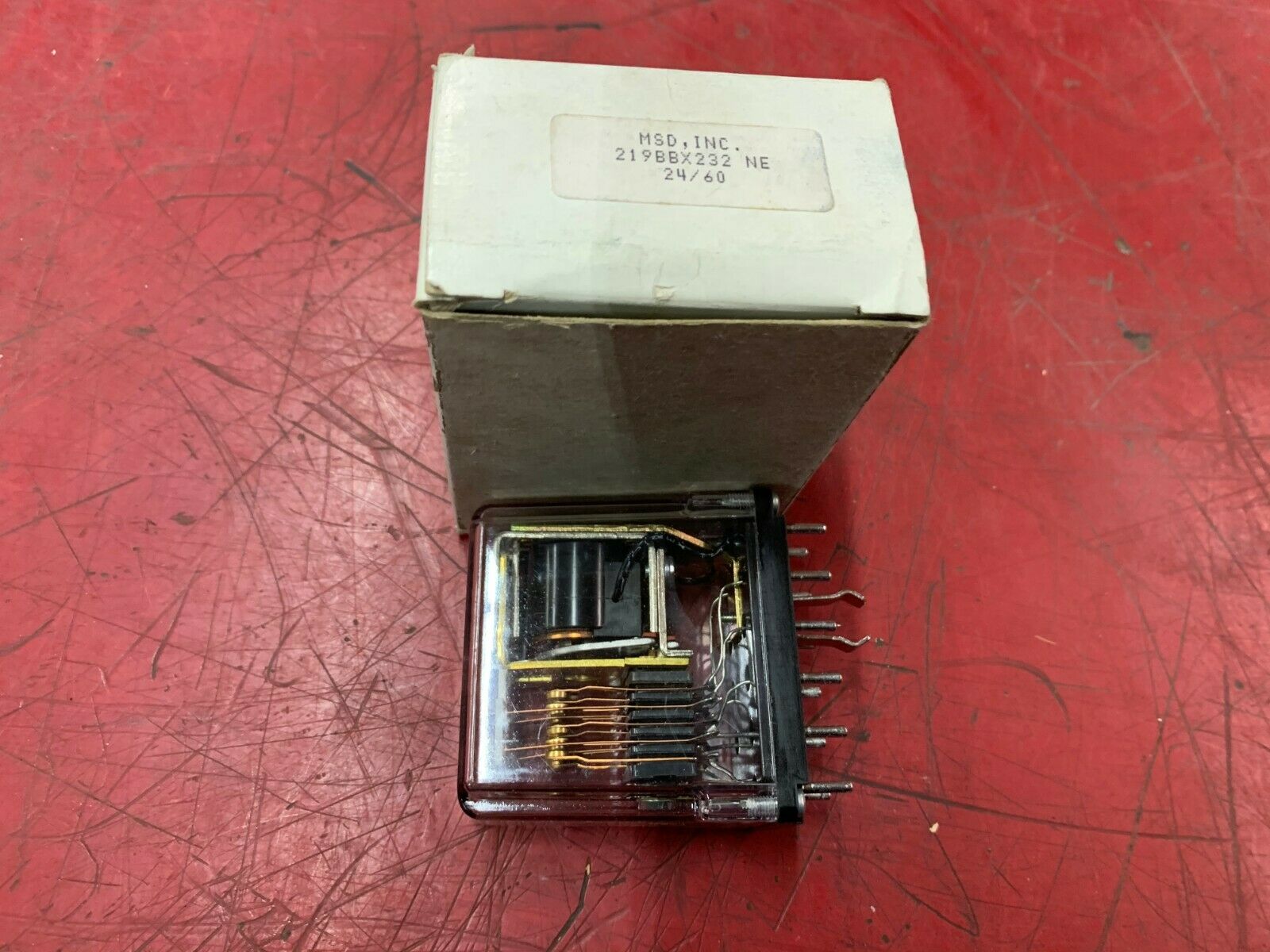 NEW IN BOX MSD INC. 24VDC. RELAY 219BBX232 NE