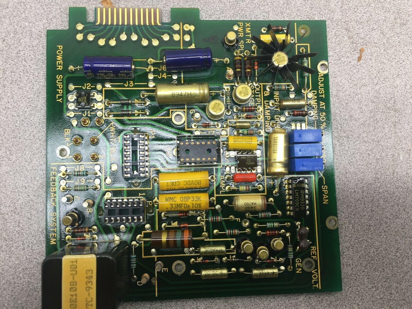 NEW NO BOX FISCHER & PORTER POWER SUPPLY CIRCUIT BOARD 686B167U05