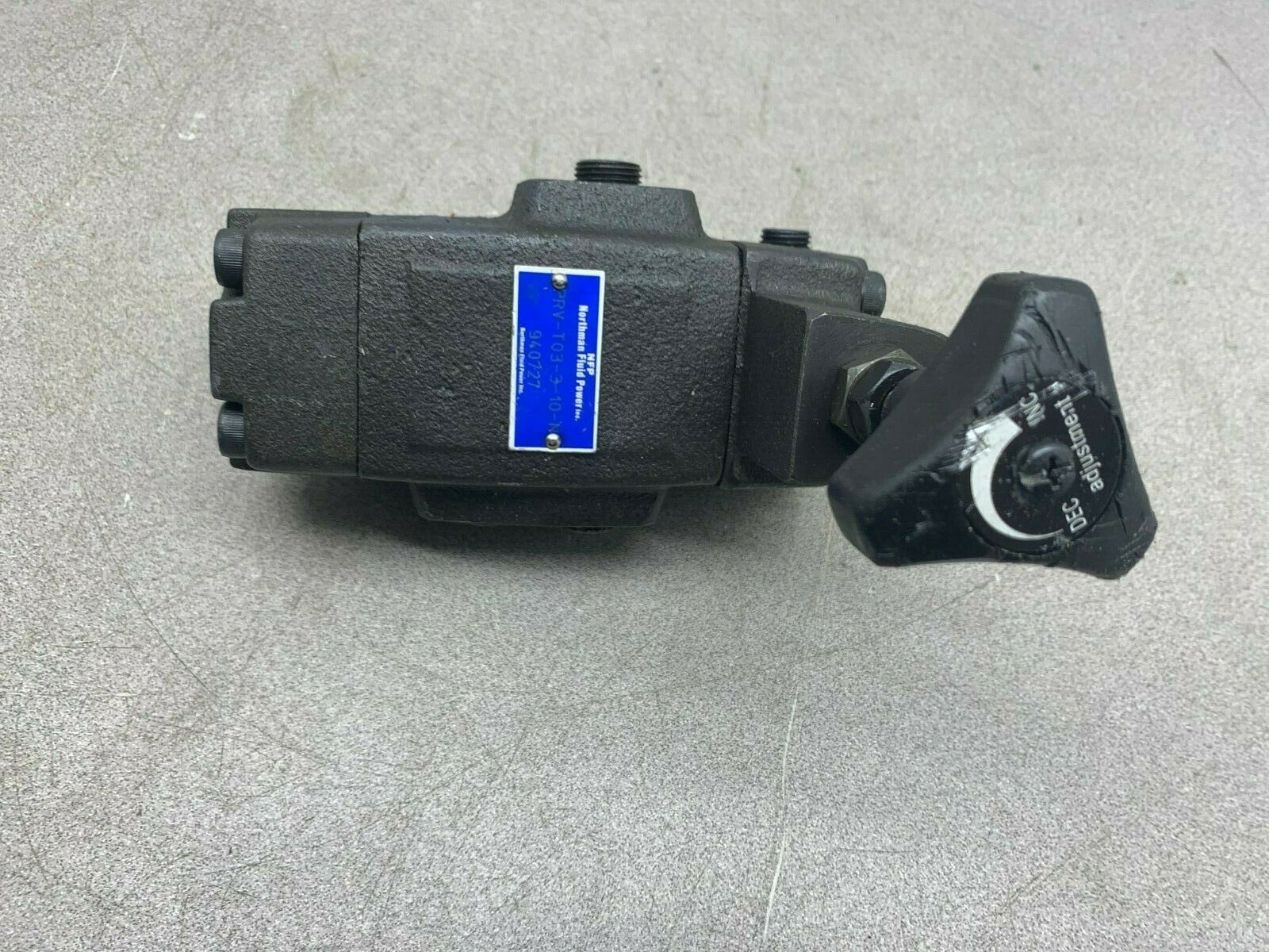NEW NO BOX NORTHMAN FLUID POWER RELIEF VALVE PRV-T03-3-10-N