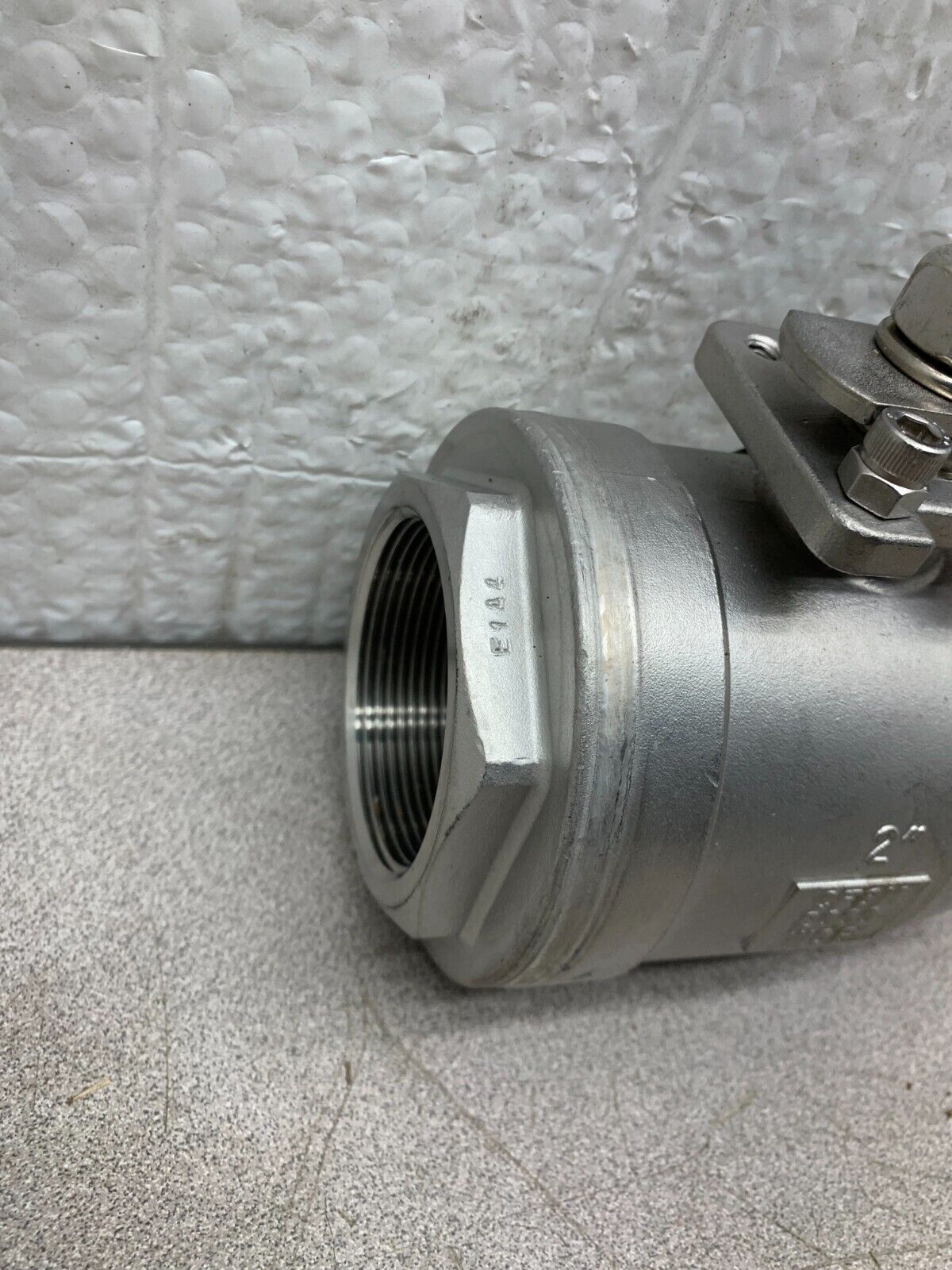 NEW KF CONTROMATICS 2" CF8M 2000 WOG STAINLESS FULL PORT BALL VALVE 8200 LH M3